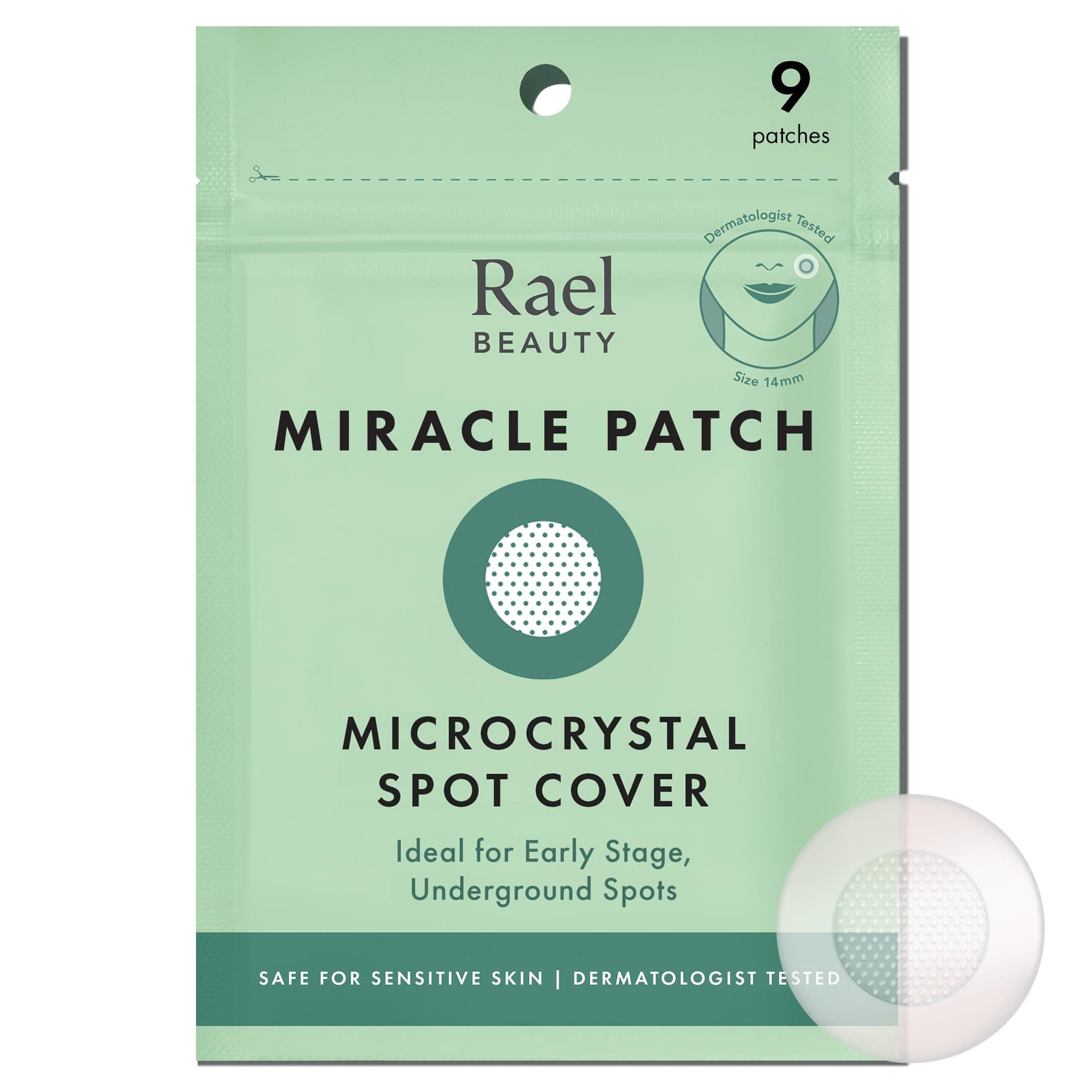 Rael Miracle Microcrystal Spot Cover Hydrocolloid Pimple Patches (9 Ct)
