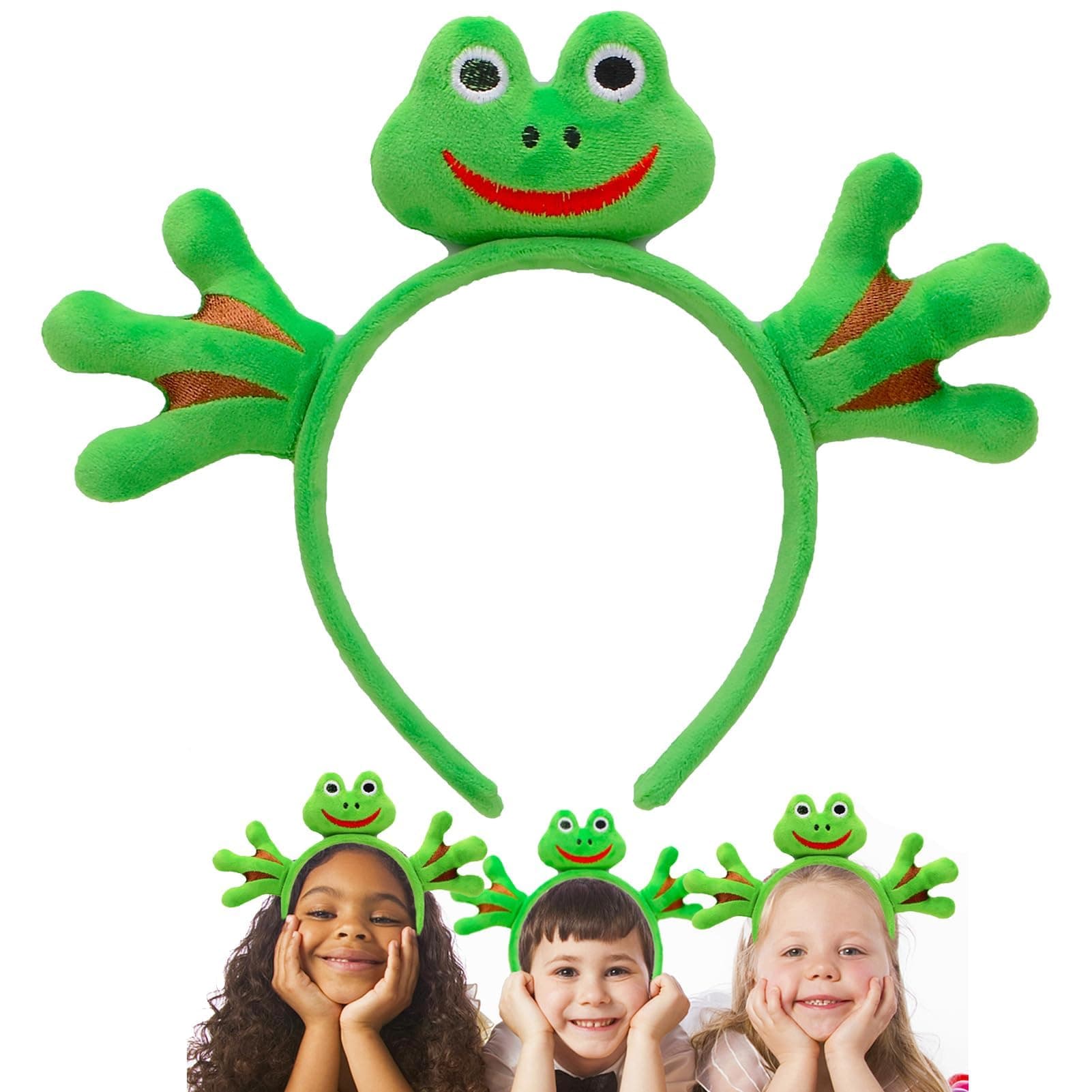 NENMATTE Spa Headbands Party Headwears Suppies (Frog Spa Headbands)