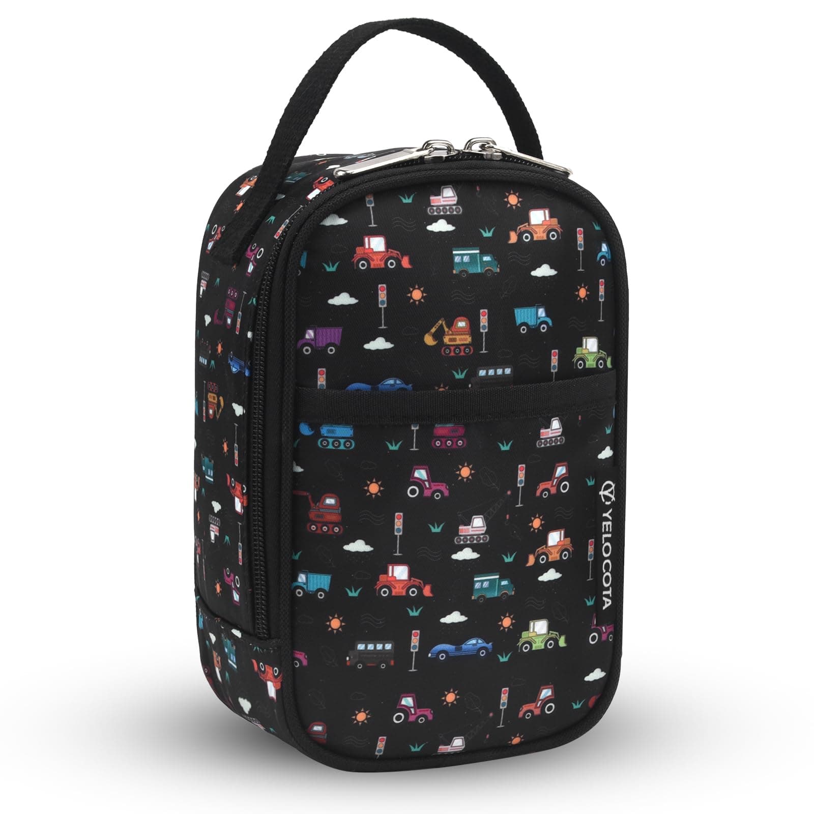Yelocota Small Insulated Lunch Bag- Snack Bag- Mini Cooler Bag with Handle for Travel,Work,School(Storage Space below 20oz)- Also Suitable for Pairing with Food Jar