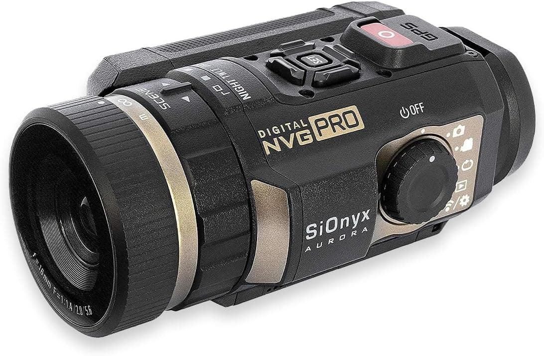 SiOnyx Aurora PRO I Full Color Digital Night Vision Camera with Hard Case I Ultra Low-Light IR Night Vision Monocular I GPS, Compass, Water Resistant