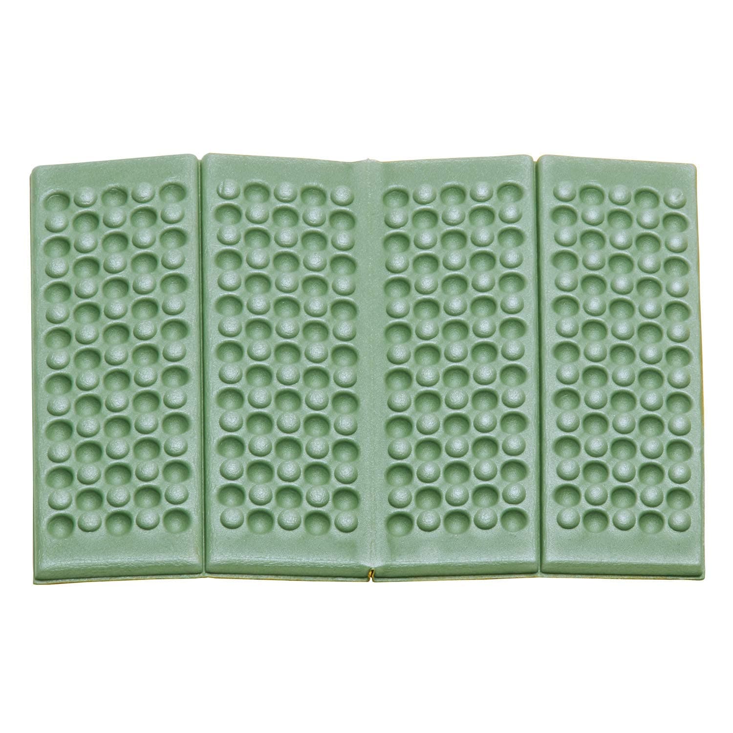 BUNDOK BD-514MO Fall Ding Zabuton, Moss Green x Orange, 0.3 inch (8 mm) Thick, Compact