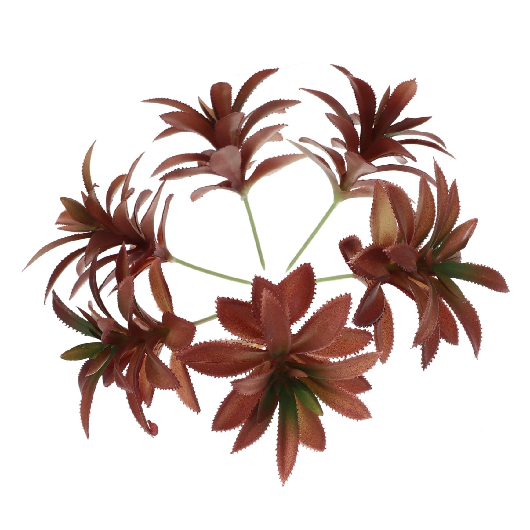 ADOCARN 6pcs Air Flower Arrangement Fake Plant Succulent Plants Mini House Plants Potted Plant Decorate Bouquet Bonsai Cactus Artificial Plant Small Fake planta Decorations, 10.3x10x12cm
