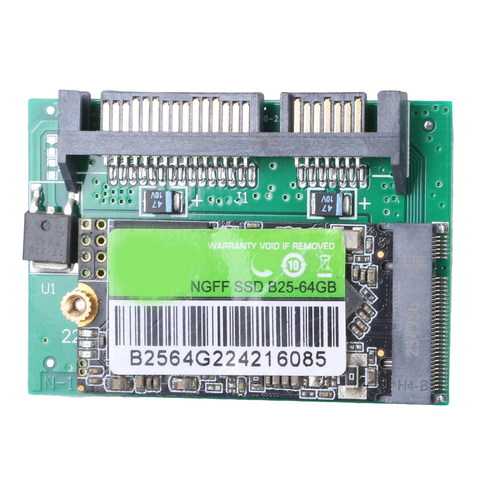 Jesscasday 64GB Half-Slim SATA III SSD Drive for Computer Internal Hard Drive Laptop Hard Drive Replacement