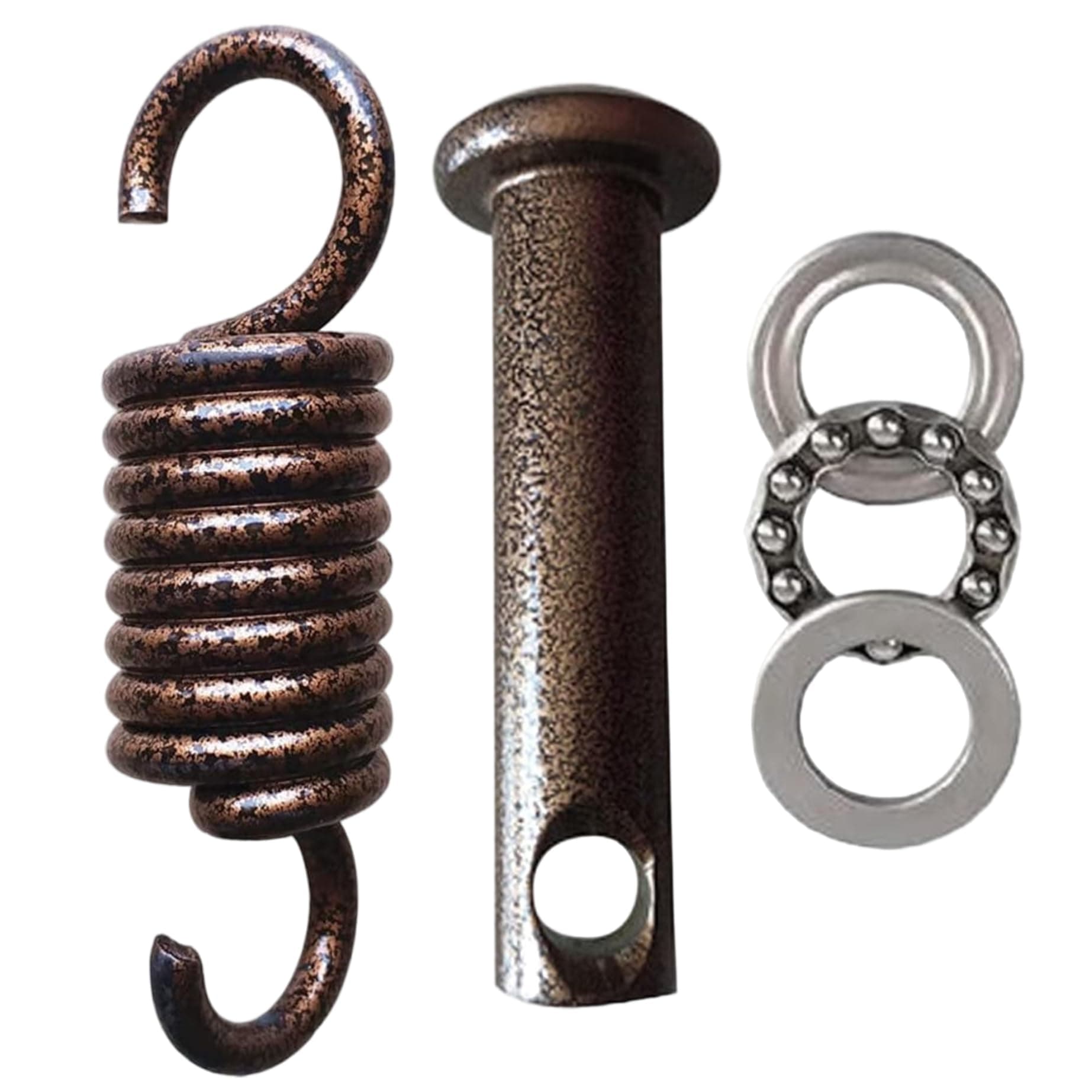 Egg Chair Replacement Parts for Hammock Chair Swing Metal Porch Swing Springs with Pin Plug and Silencer Ring, Large Weight Capacity Hammock Parts