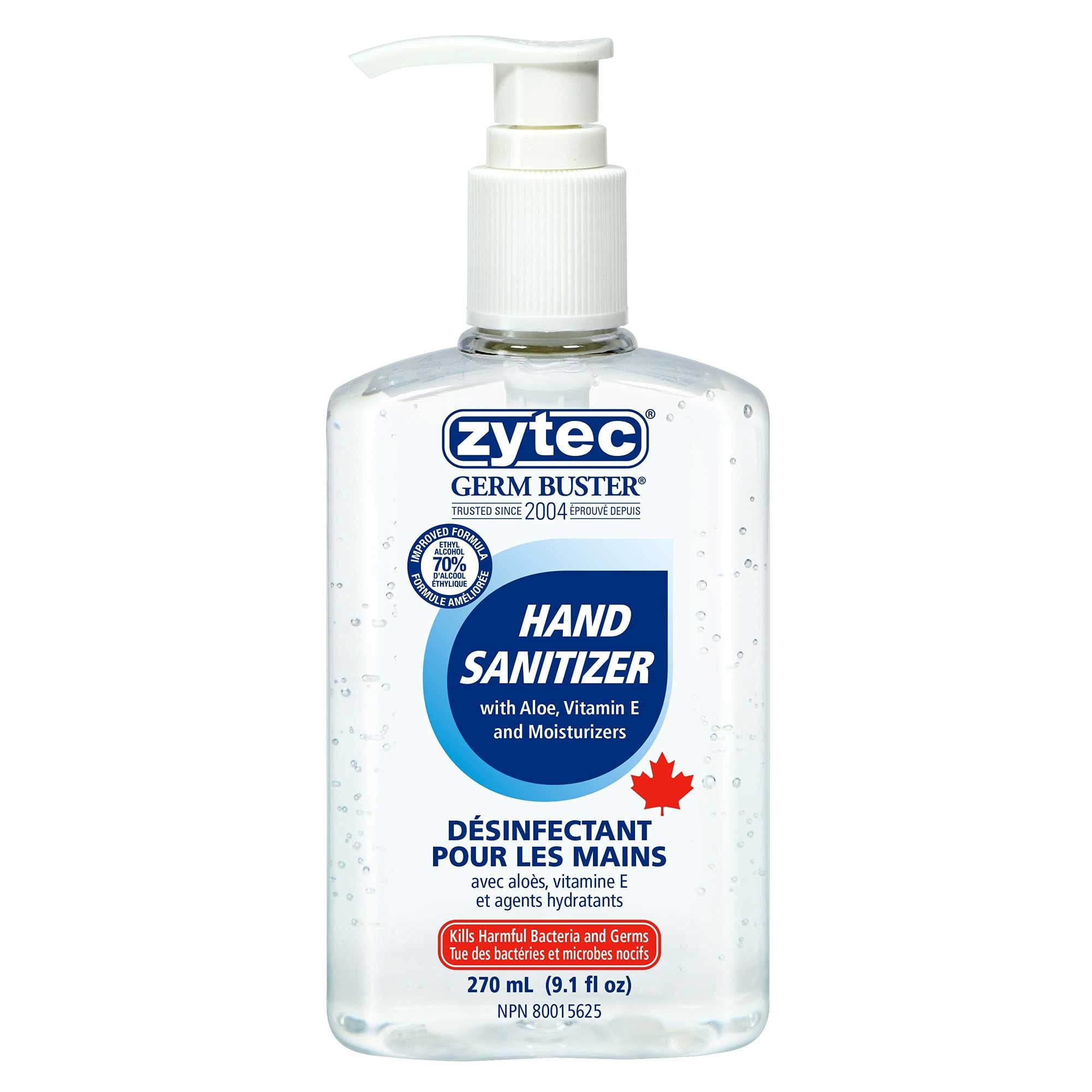 ZYTEC GERM BUSTER | HAND SANITIZER 70% ALCOHOL | 250ml