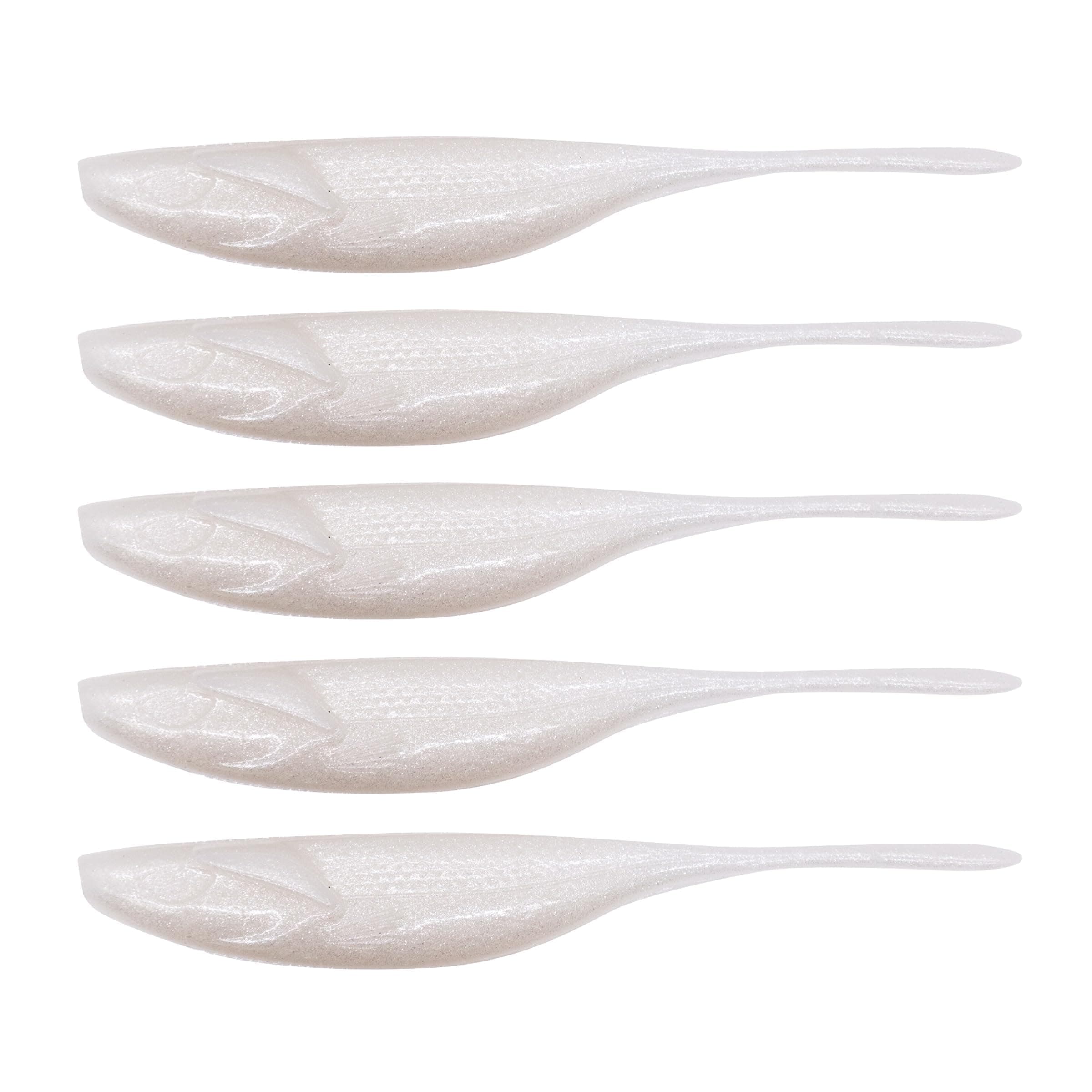 Duckett Fishing Sway Minnow, High-Performance Swimbait with Lifelike Action for Attracting Bass in Any Condition, 6", Pearl White