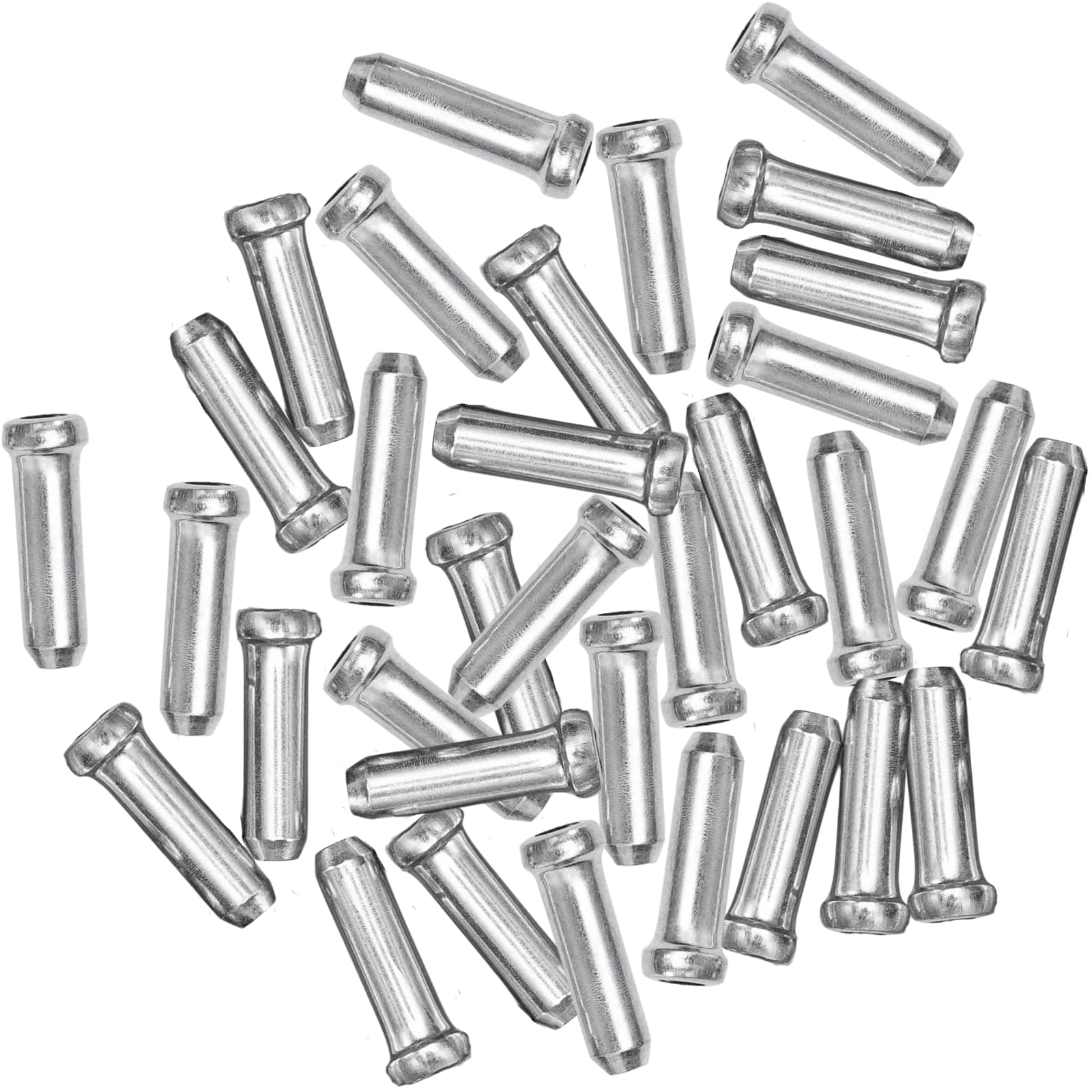 Bike Cable End Caps, Alloy Cable End Crimps, Bike Brake Cable End Tips for Road Mountain Bicycle