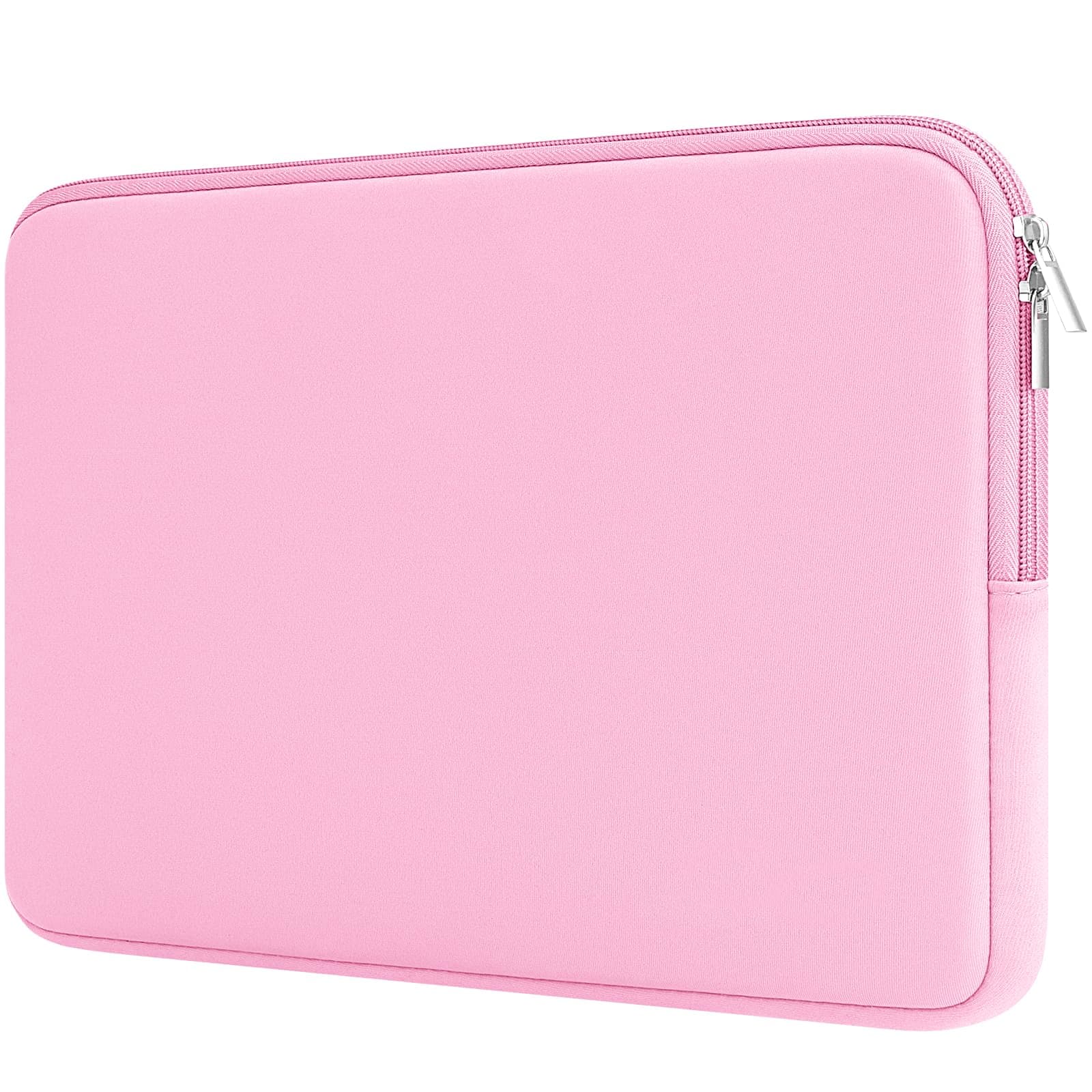 RAINYEAR 14 Inch Laptop Sleeve Case Soft Lining Padded Cover, Pink