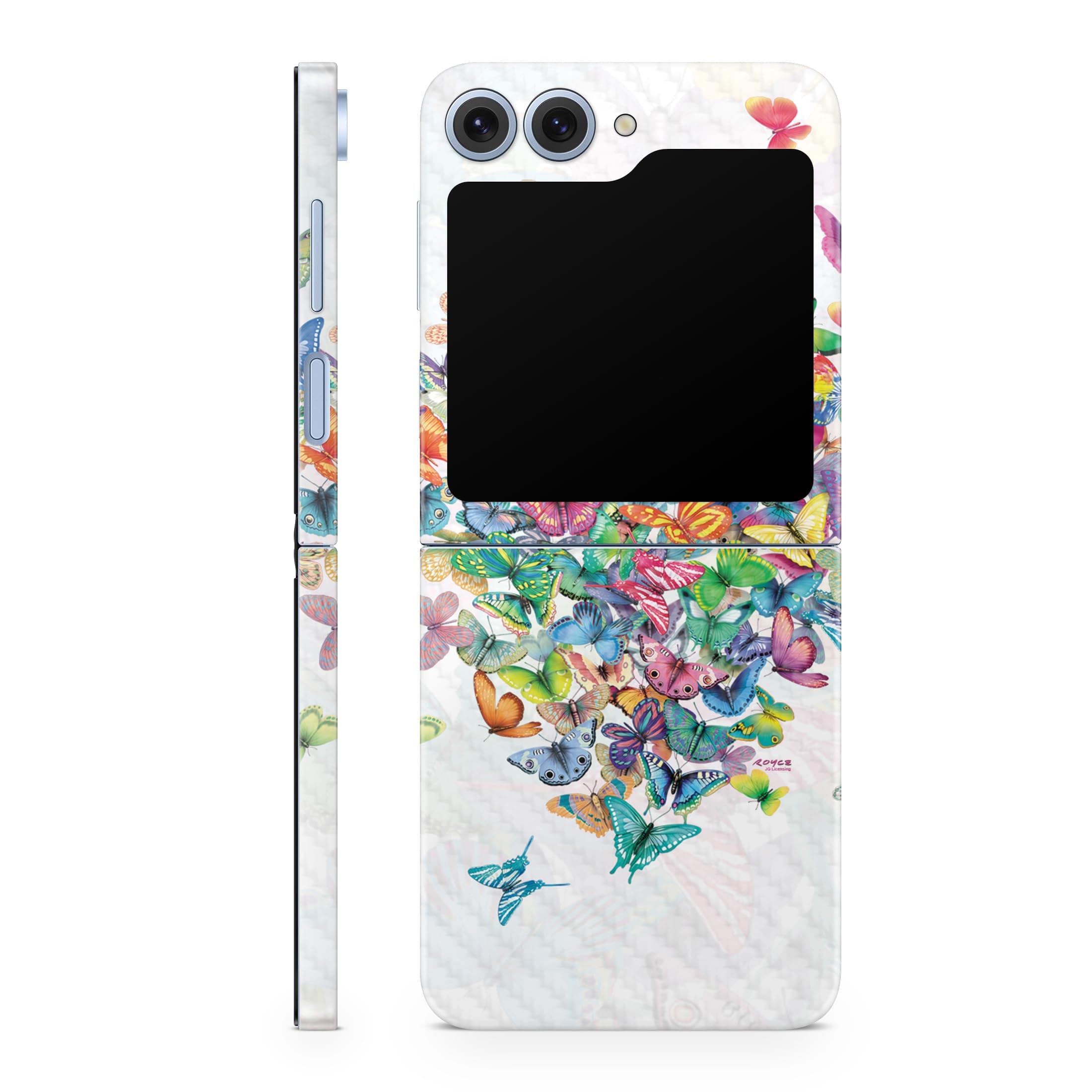 Carbon Fiber Phone Skin Compatible with Samsung Galaxy Z Flip 6 - Wildheart - Premium 3M Vinyl Protective Wrap Decal Cover - Easy to Apply | Crafted in The USA by MightySkins