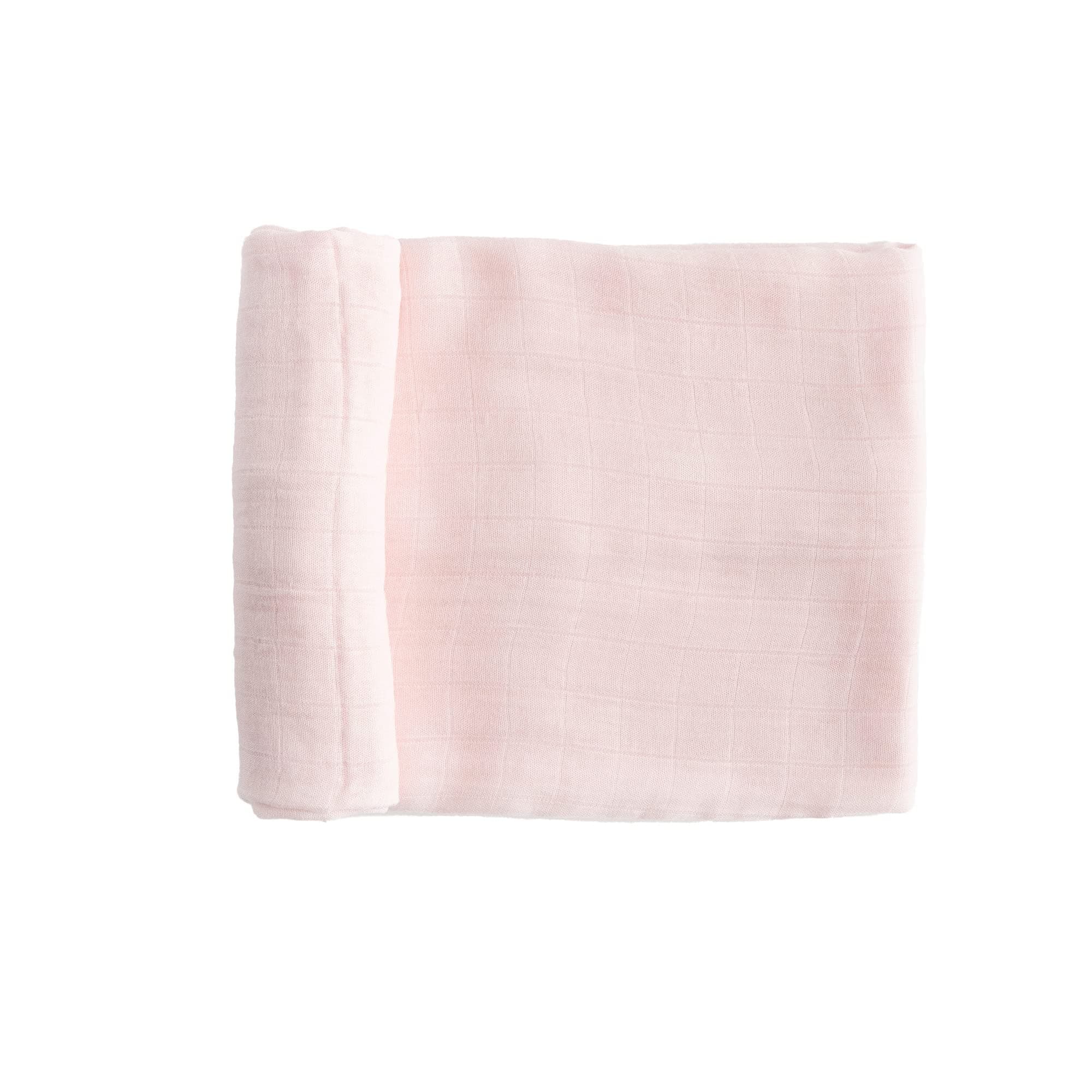 Little Unicorn – Blush Deluxe Swaddle | Single | 100% Rayon Muslin from Bamboo | Super Soft | Newborns and Infants | Large 47” x 47” | Machine Washable