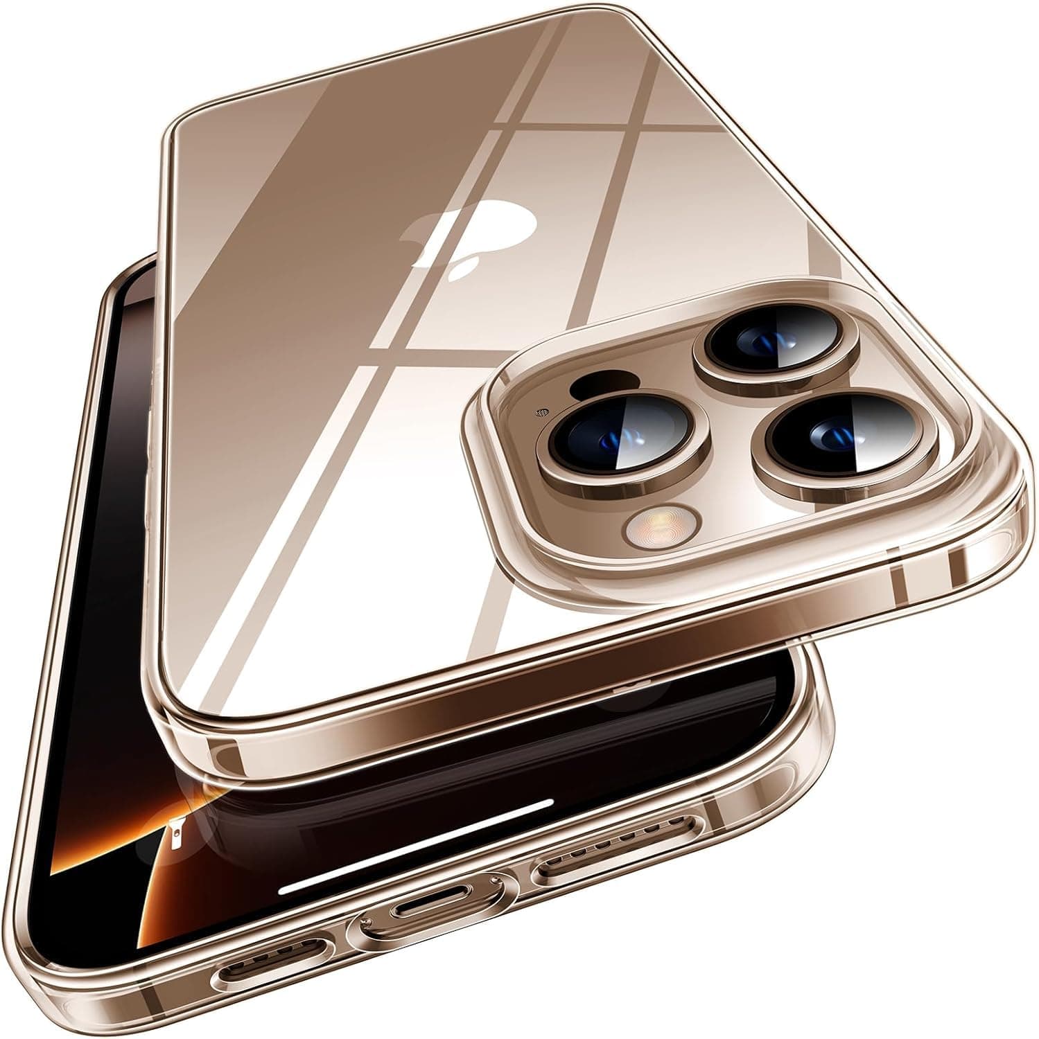TORRAS Crystal Clear für iPhone 16 Pro Max Hülle 2026 Upgrade Transparent