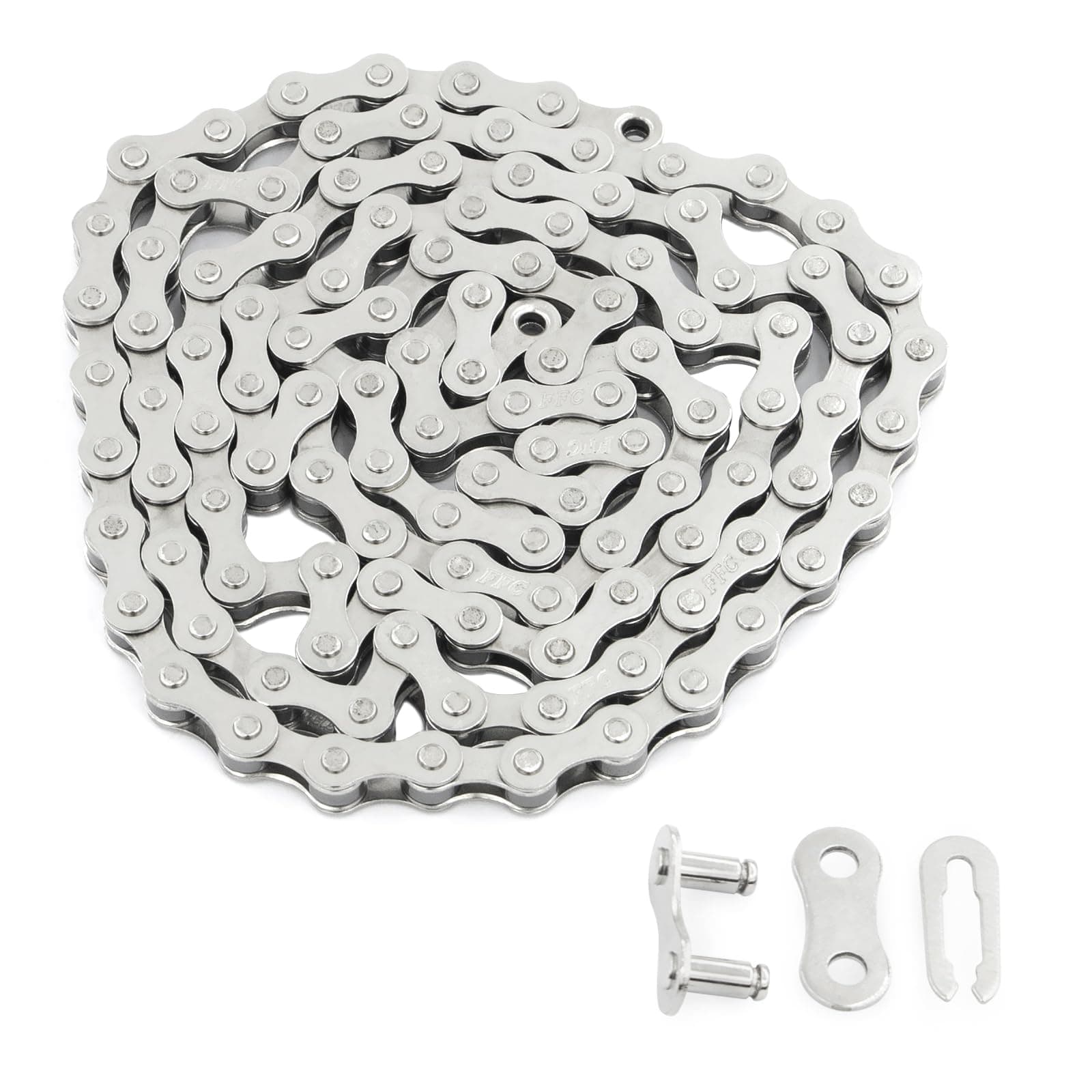 WEEROCK Bike Chain Single Speed 1 Speed Bicycle Chains 1/2" x 1/8" x 104 Links