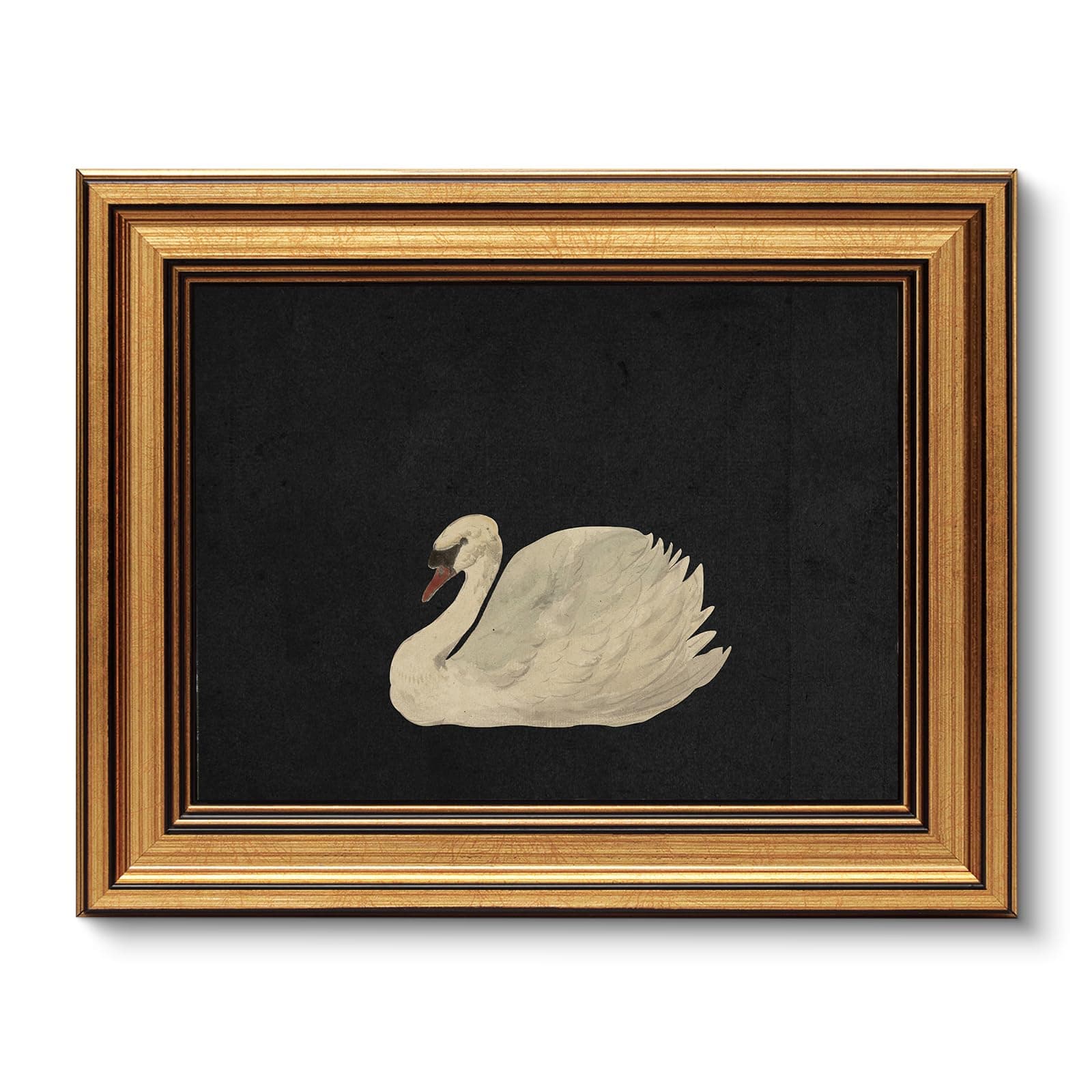 ARPEOTCY Gold Framed Vintage Wall Art, 25.5x20.5 cm