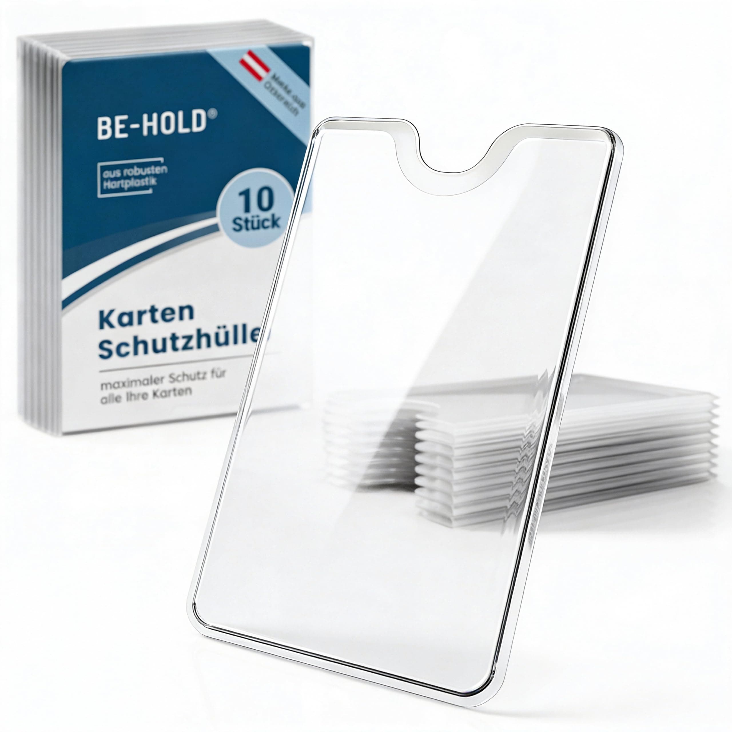BE-HOLD 10 x Credit Card Sleeve The Perfect Credit Card Holder for Your Cards