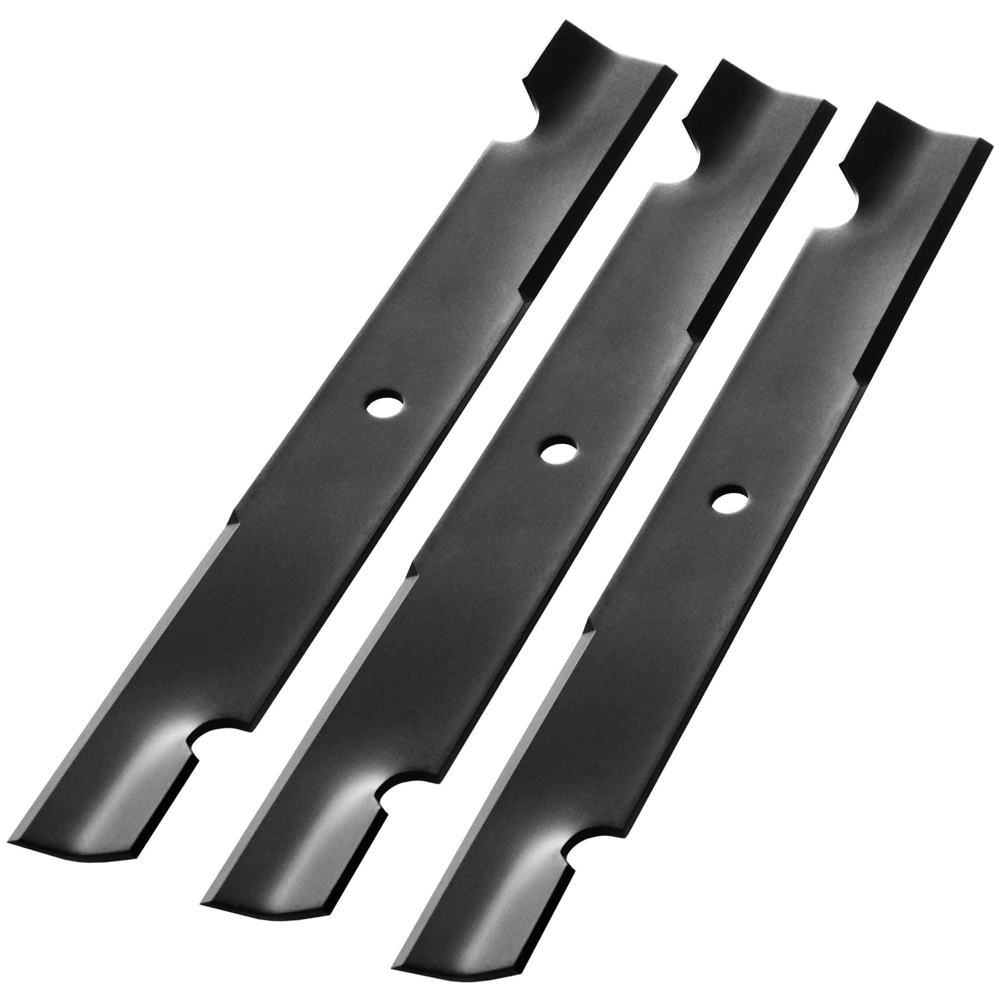 60 Inch Mower Blades for Bad Boy Exmark Gravely Hustler Toro Dixie Chopper 038-2007-00 High Lift Mulching Blades Replaces OEM no. 038-6050-00 038-6002-00 30227-60 30227-60V 602771 (3 Pack)