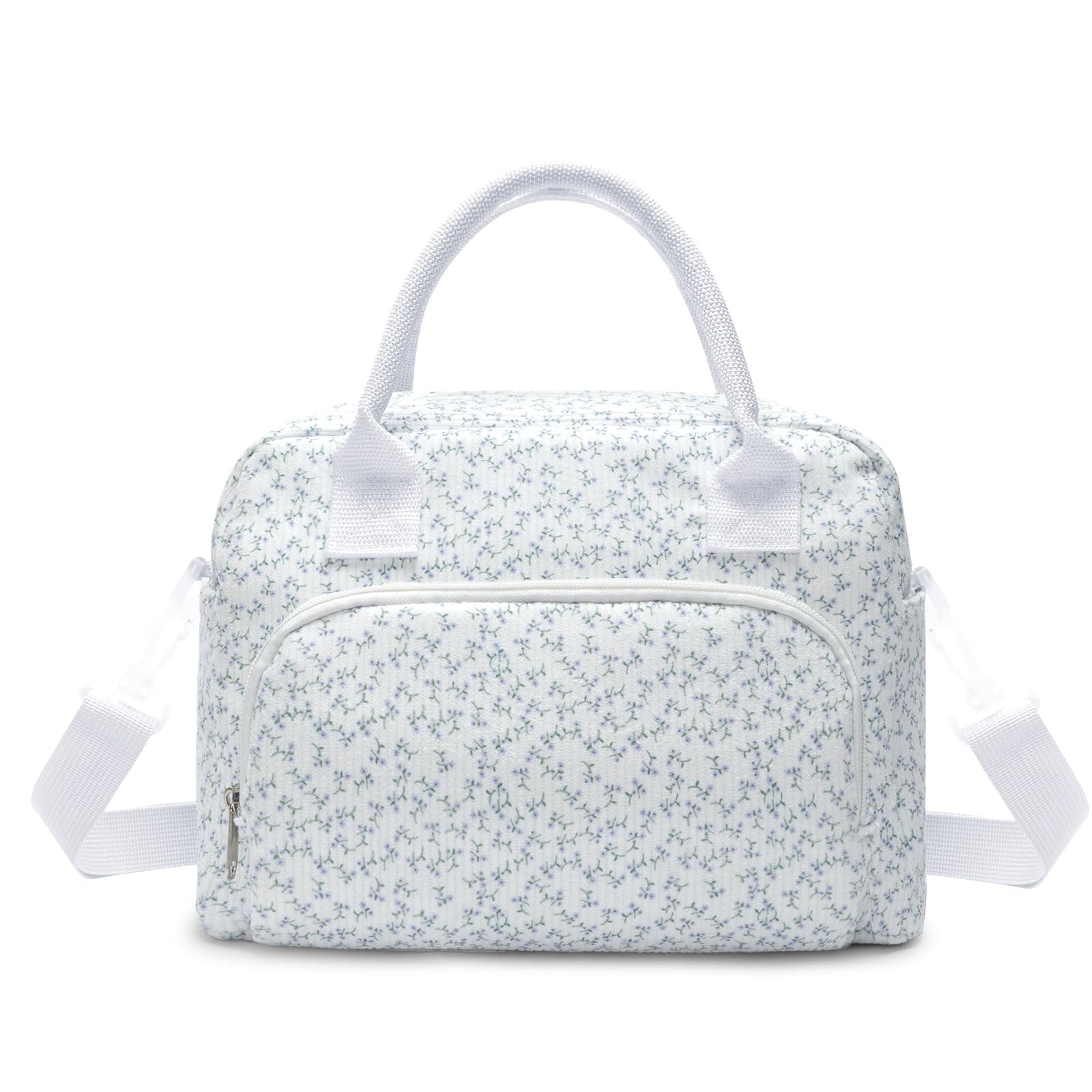 MEXS Insulated Lunch Bag for Women Men Large Reusable Lunch Box Adult Leakproof Portable Cooler Tote Bags for Work Picnic (lavender)