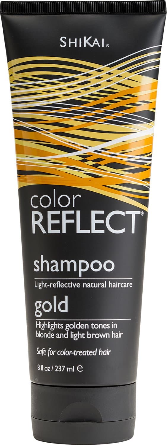 Pack of 3 x Shikai Color Reflect Gold Shampoo - 8 fl oz