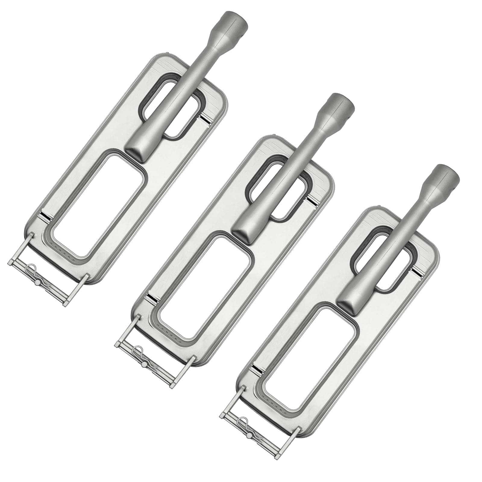 3 Pcs Cast 304 Stainless Steel Burner for Coyote Grill Replacement Parts,Grill Burner Tube For Members Mark Y0005XC Y0660 Y0101XC, For RCS Sam's Club Bakers and Chefs Grill Replace Parts