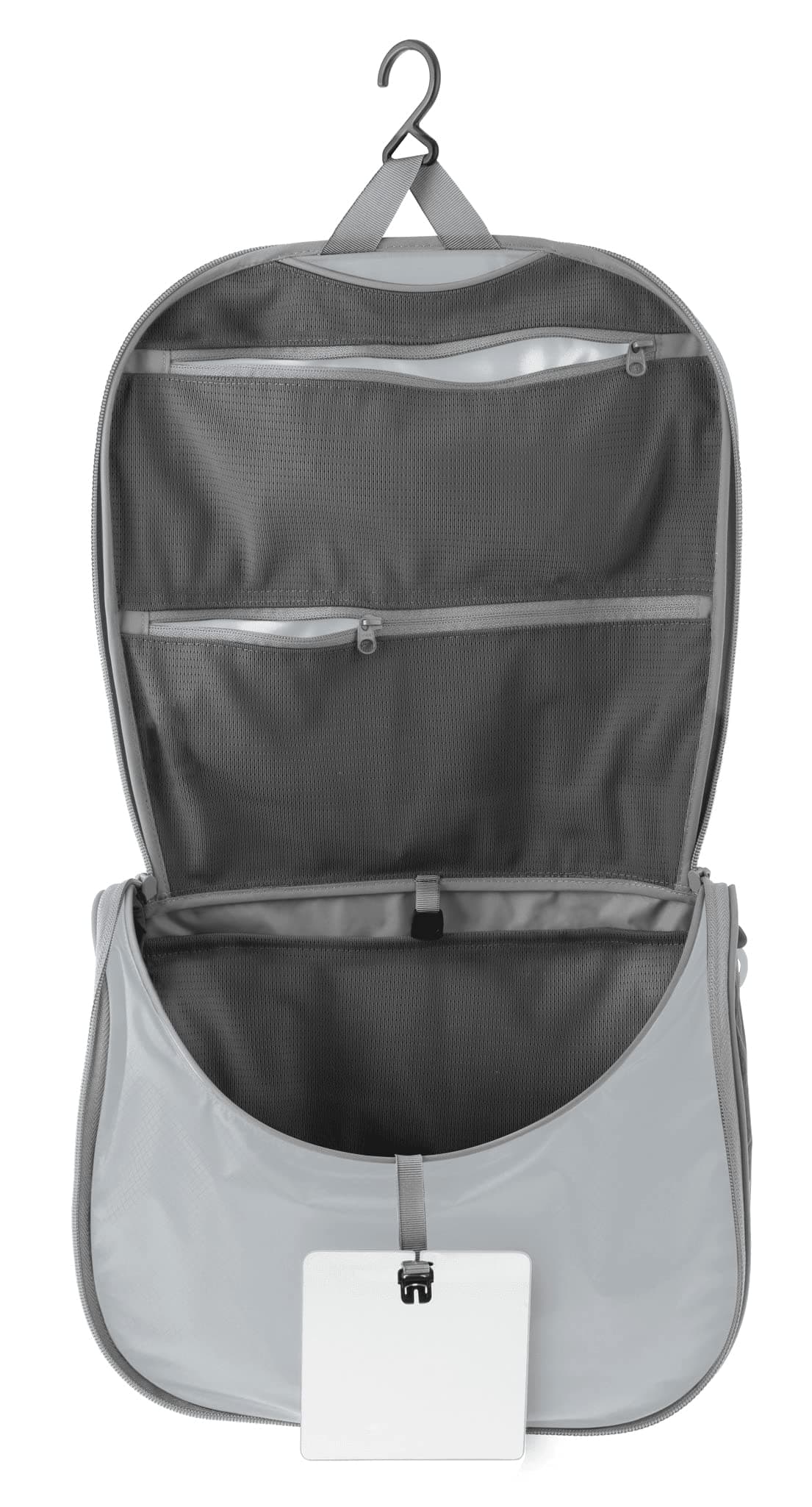 Sea to Summit Large Hanging Toiletry Bag, Travel Organizer for Men and Women, Highrise Grey
