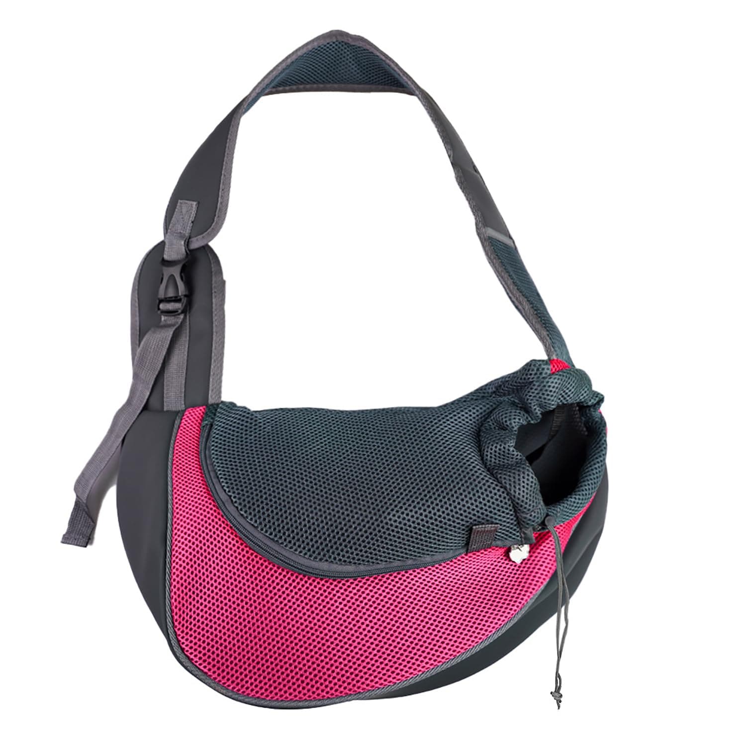 Dog Sling Carrier Hands-Free Dog Bag Puppy Carrying Pouches Bag Cat Outdoor Bag Head Out Shoulder Bag for Dog Outing Bag Pet Carrier Purse Sling Dog Swaddle Soft Side Cat Carrier