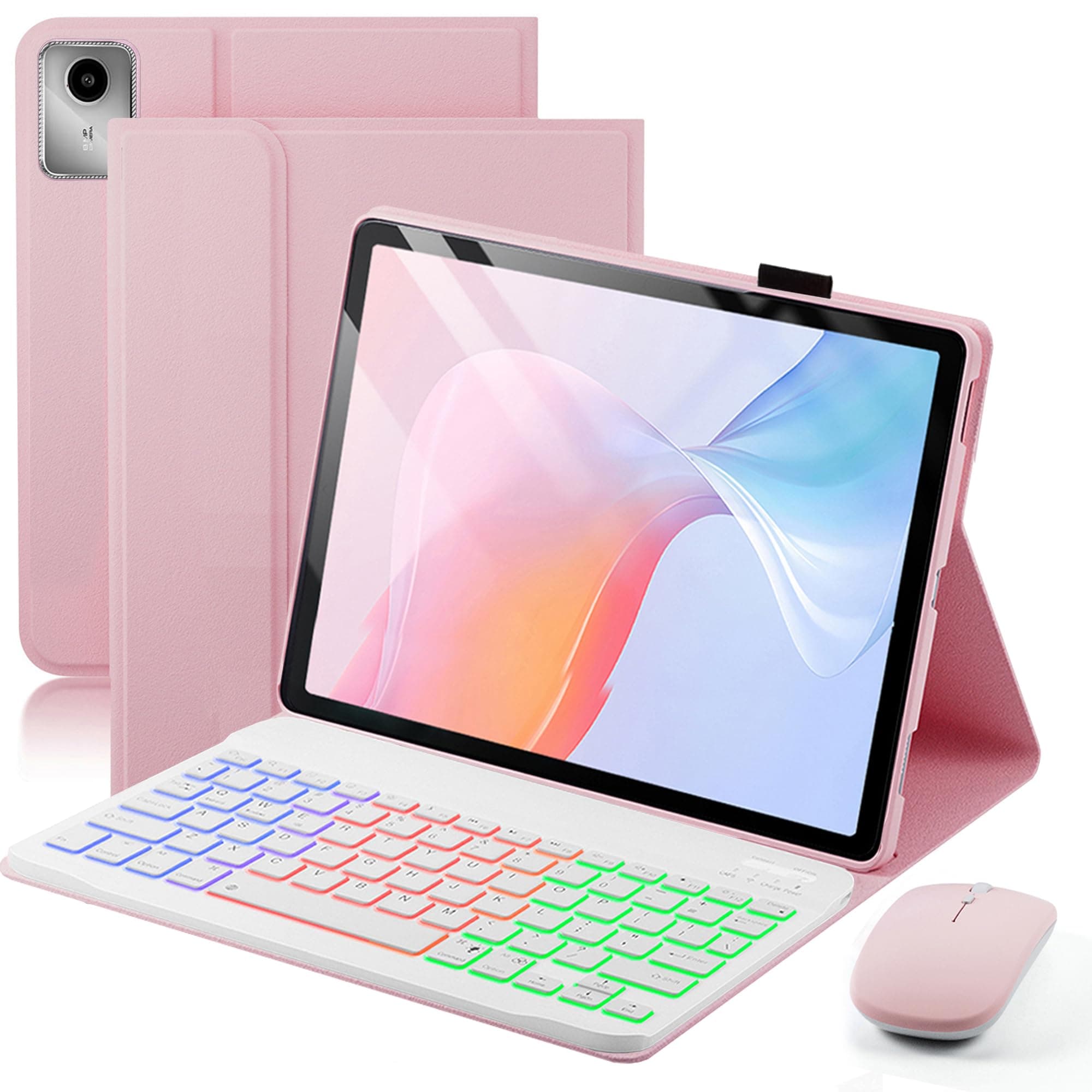 SAMTUNK Keyboard Case for Lenovo Tab M11 / Tab K11 LTE 2024 11 inch Cover