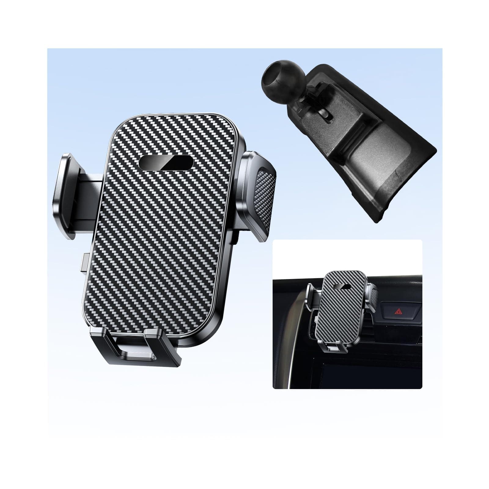 TSRLLT T Car Phone Holder for Nissan Altima 2019-2025 Accessories,Ultra-Stable Clip with Anti-Shake,360° Rotation Smart Phone Mount