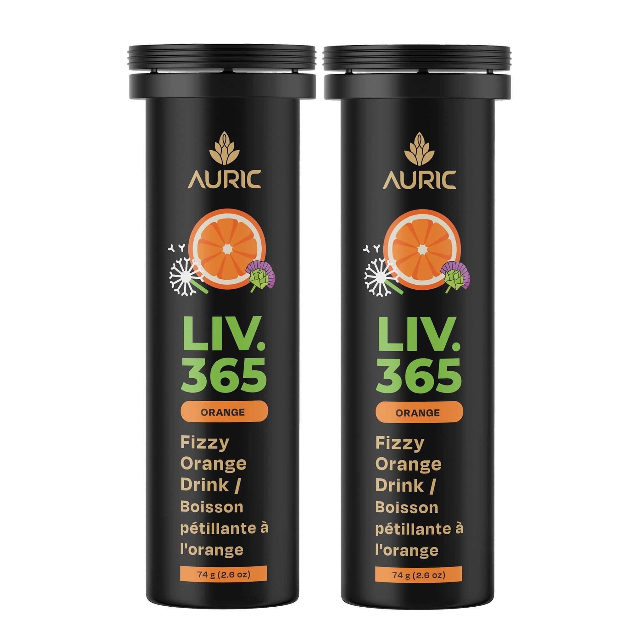 Auric Herbal Liv 365 Supplement | Milk Thistle (Silymarin), Turmeric, Garlic, Ginger| Advanced Detox & Cleansing Formula | 40 Tablets