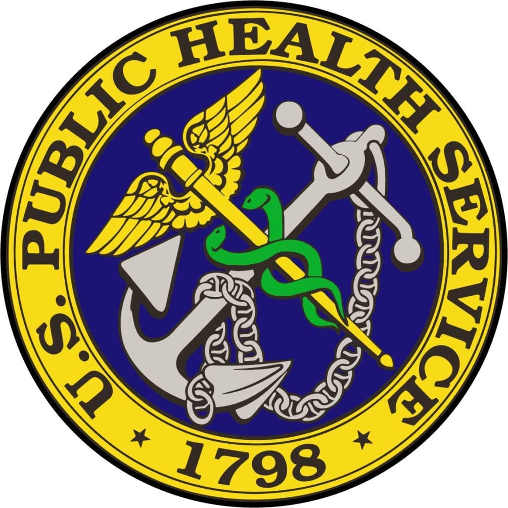 U.S. Public Health Service (USPHS) 5.5" Decal 6 Pack
