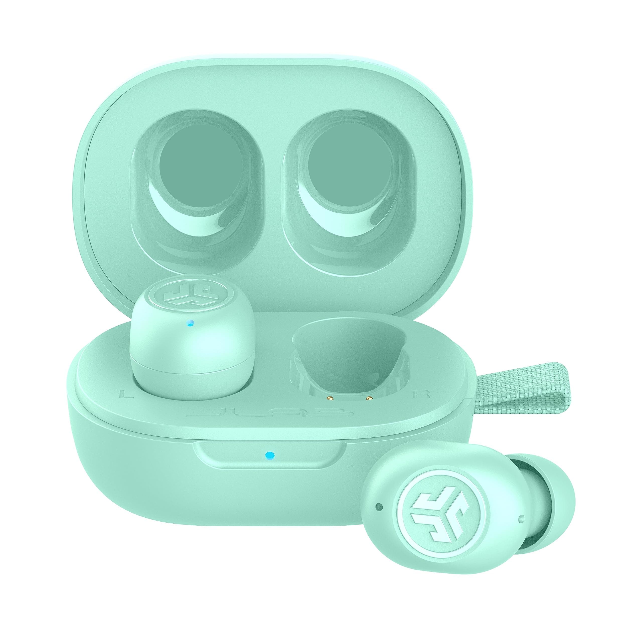 JLab JBuds Mini, True Wireless Earbuds, Bluetooth Multipoint, IP55 Sweat Resistant, Be Aware Audio, Mint