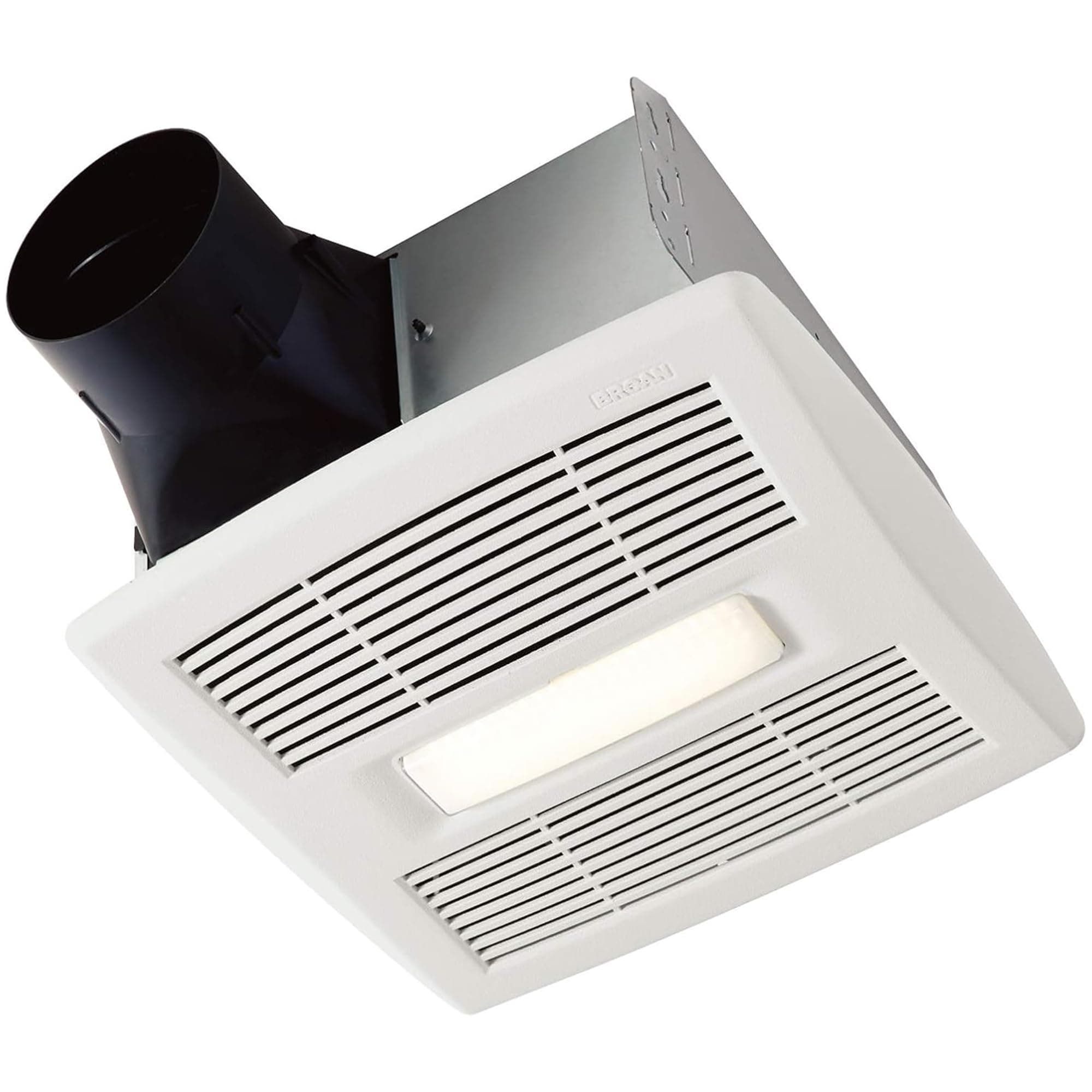 Broan-NuTone AE110L Ventilation Fan with LED Light and Roomside Installation, ENERGY STAR Certified, 110 CFM 1.0 Sones White