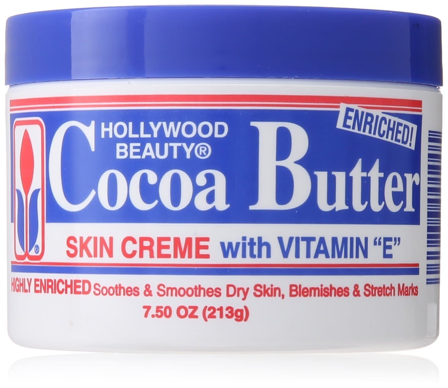 Hollywood Beauty Cocoa Butter With Vitamin- E 7.5oz (6 Pack)