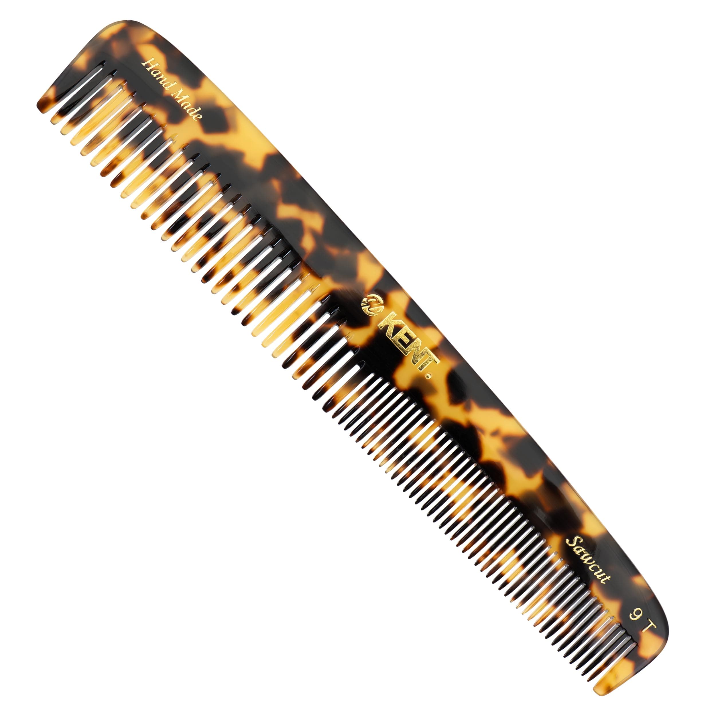 GB KENT 190mm Handmade Dresser Hair Comb UK Royal 9T (Leopard)