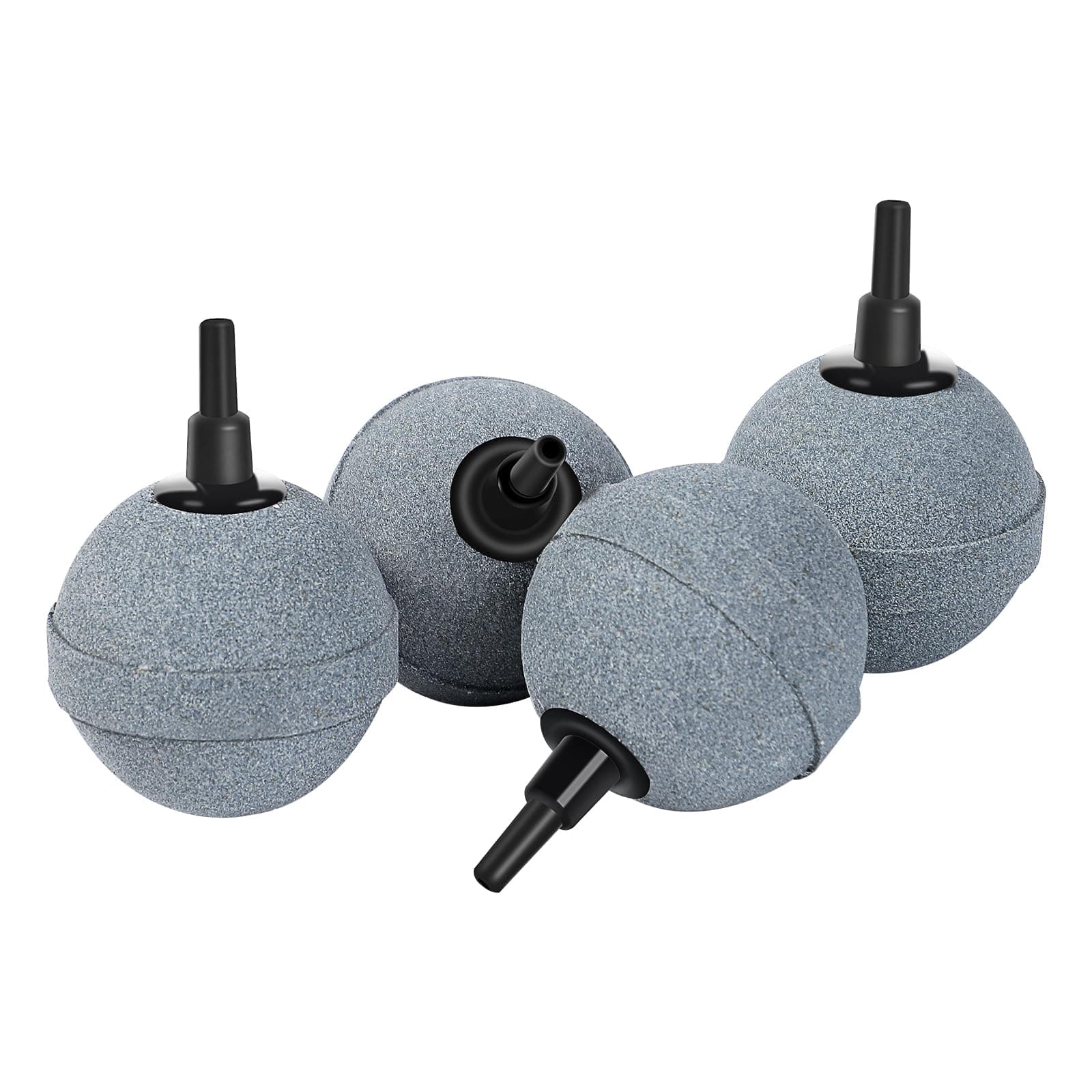 AQUANEAT Air Stones for Ponds 2 Inch, Long Lasting Aerator Oxygen Diffuser, Air Pump Accessories for Aquariums, Fish Tanks, Hydroponics and DWC Reservoirs 4 Pack