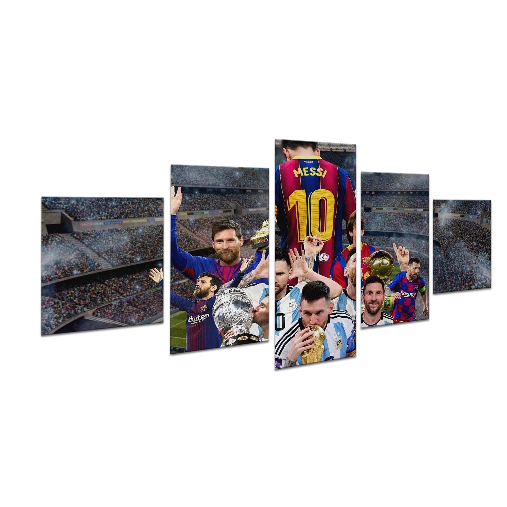 MAVIS PRINT Mesi Set of 5-40x20 inches Wall Decor | UV & Water Resistant HD Printed & Wooden framed Wall Art | Modern Wall Decor for Gift | Made in USA