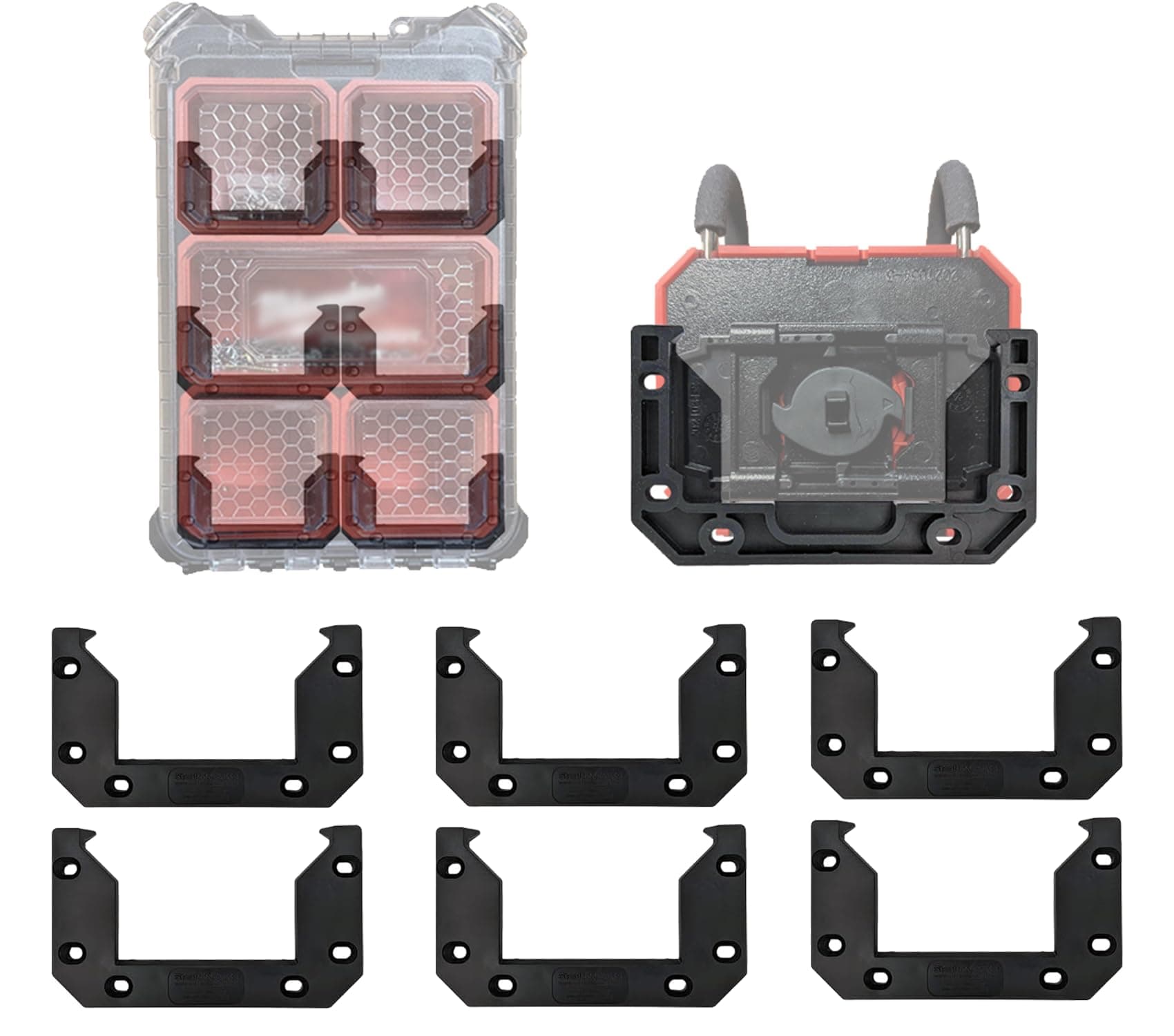 StealthMounts Crampons de montage V2 – Compatible avec les boîtes d'emballage | Taquets de rangement | Montage mural