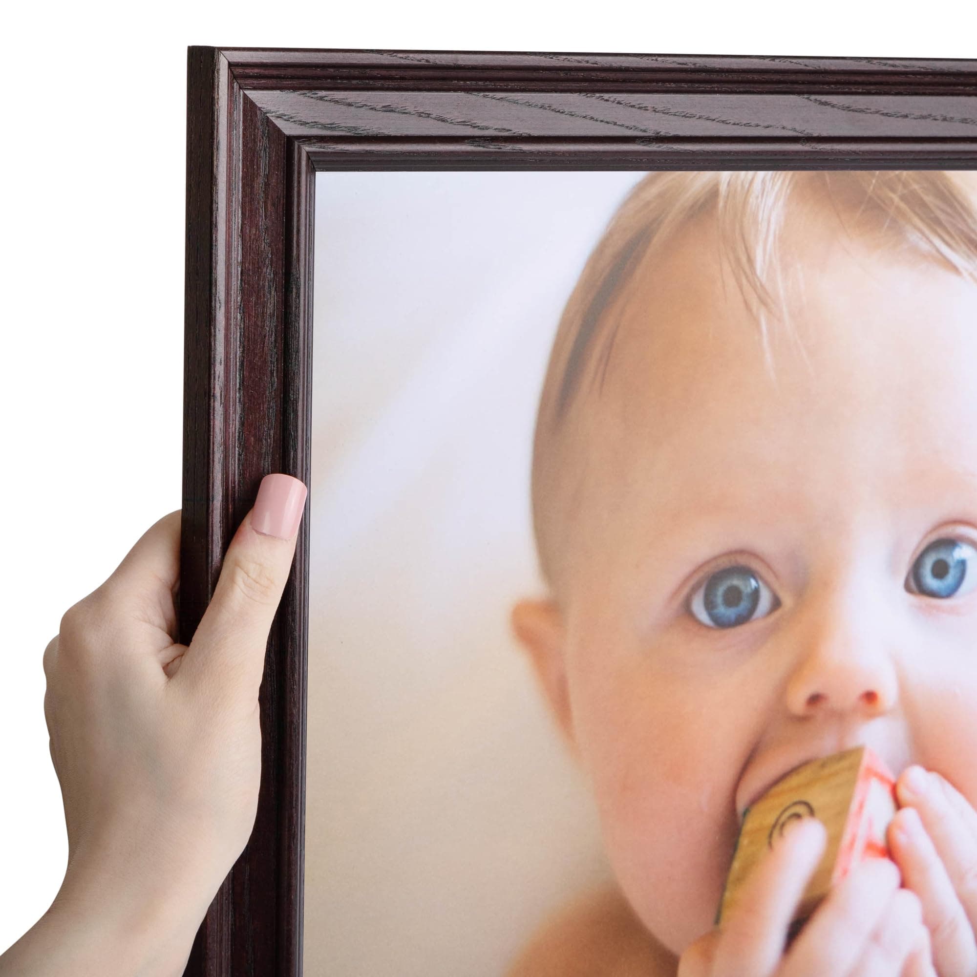 ArtToFrames 4x32 Inch Red Picture Frame, This 1.50 Inch Custom Poster Frame is Cherry | Comes with Economy Acrylic and Corrugated Backing