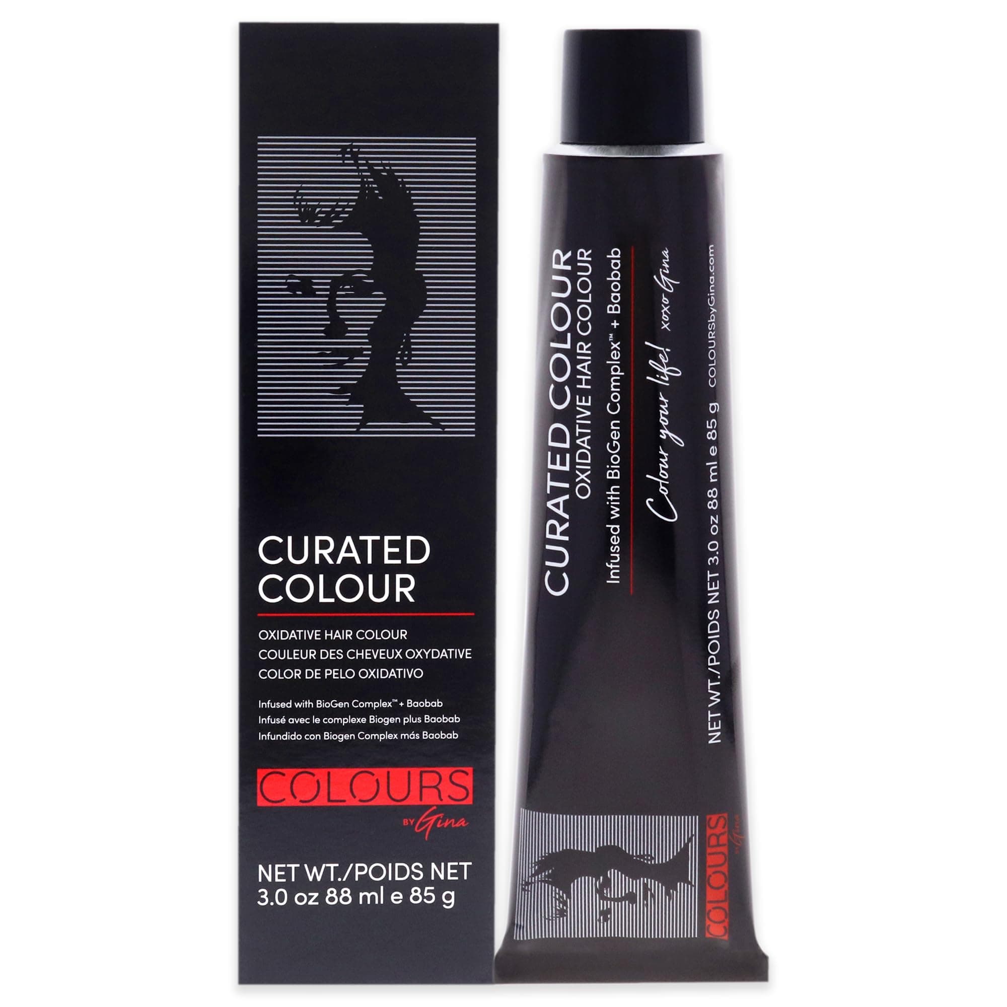 Colours By Gina Curated Colour - 5.0-5N Light Natural Brown Hair Color Unisex 3 oz