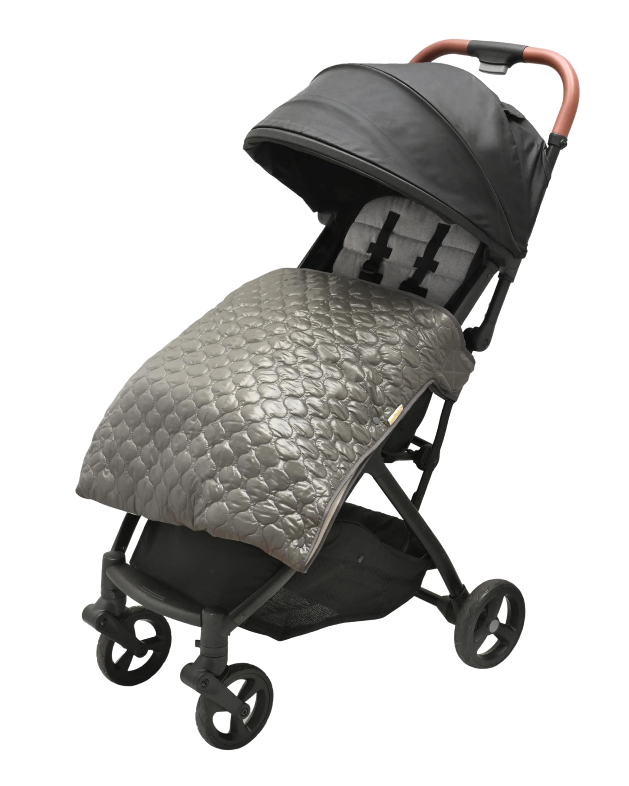 GoldBug Baby Blanket for Strollers & Car Seats - Weather-Resistant Shell - Warm Fleece Lined - Packable