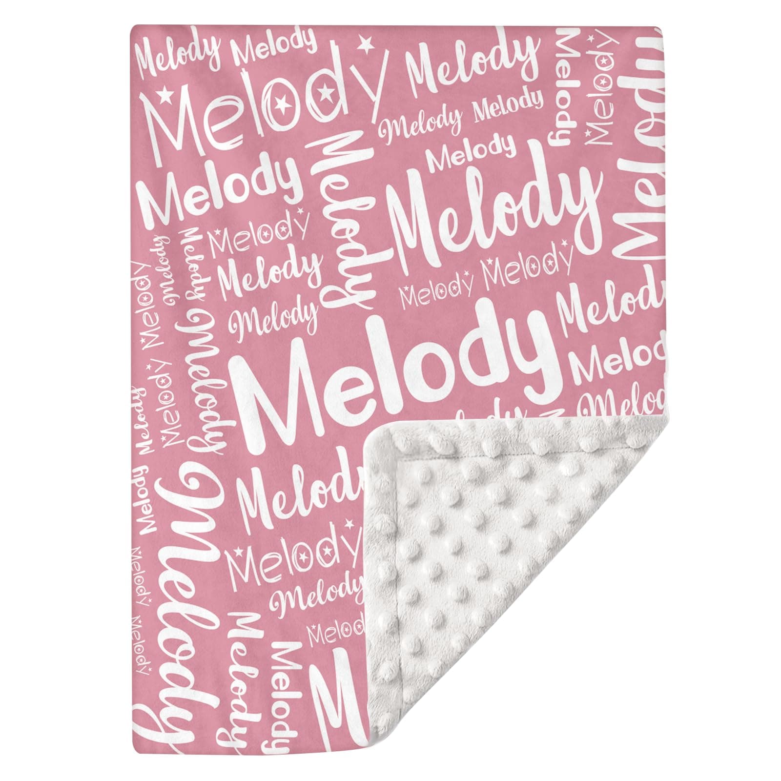 Dyoart Custom Name Baby Blankets-Personalized Toddlers Blankets for Infant Boys Girls, Soft Crib Blankets,Kids Baby Blankets Unisex Newborn(47”x60)