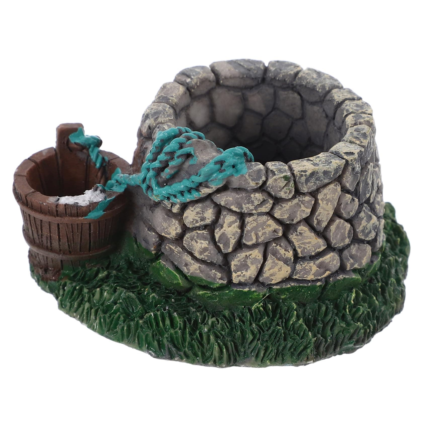 Parliky Miniature Garden Kit DIY Resin Planter Pot Statues for Mini Water Figurines Fish Tank Decorations Aquarium Decor for Serene Aesthetic Appeal