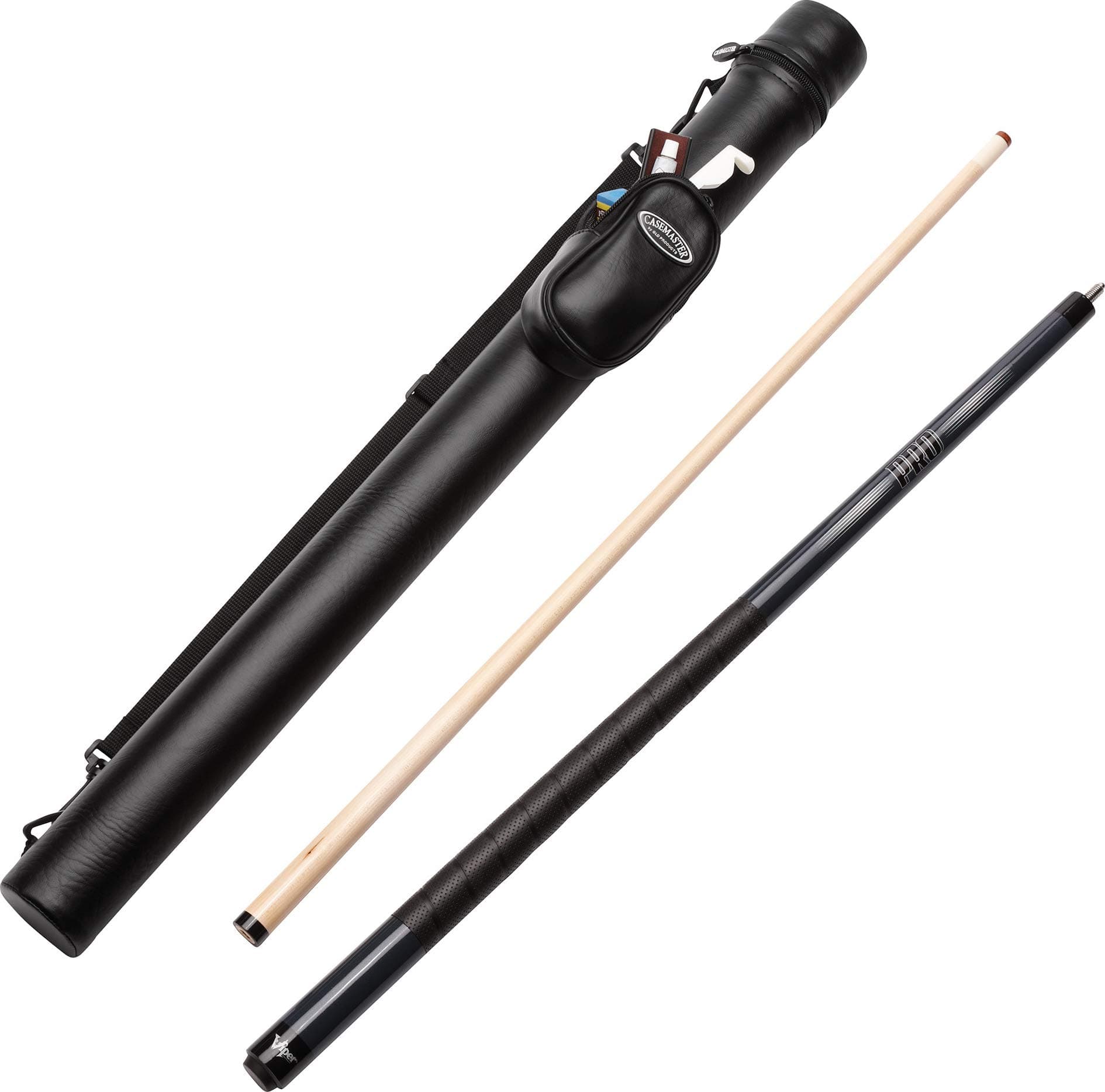 Viper by GLD Products Underground Fatal Shot Cue and Casemaster Q-Vault Supreme Black Cue Case