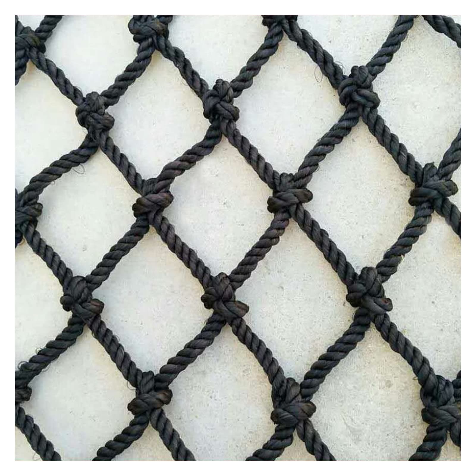 AWSAD Children Pet Safe Guard Net, Cat Safety Net, Playground Nylon Rope Balcony Stairs Protective Net, Plant Climbing Net Color : 6cm mesh, Size : 1×2m(3×7ft)