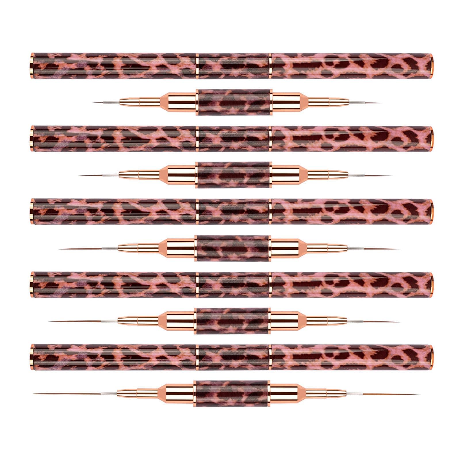 Professional Double Ended Nails Art Liner Brush Kits Nails Art Bush Set Nails Designs Brushes For Tiny Detail Long Lines Art Liner Brushes