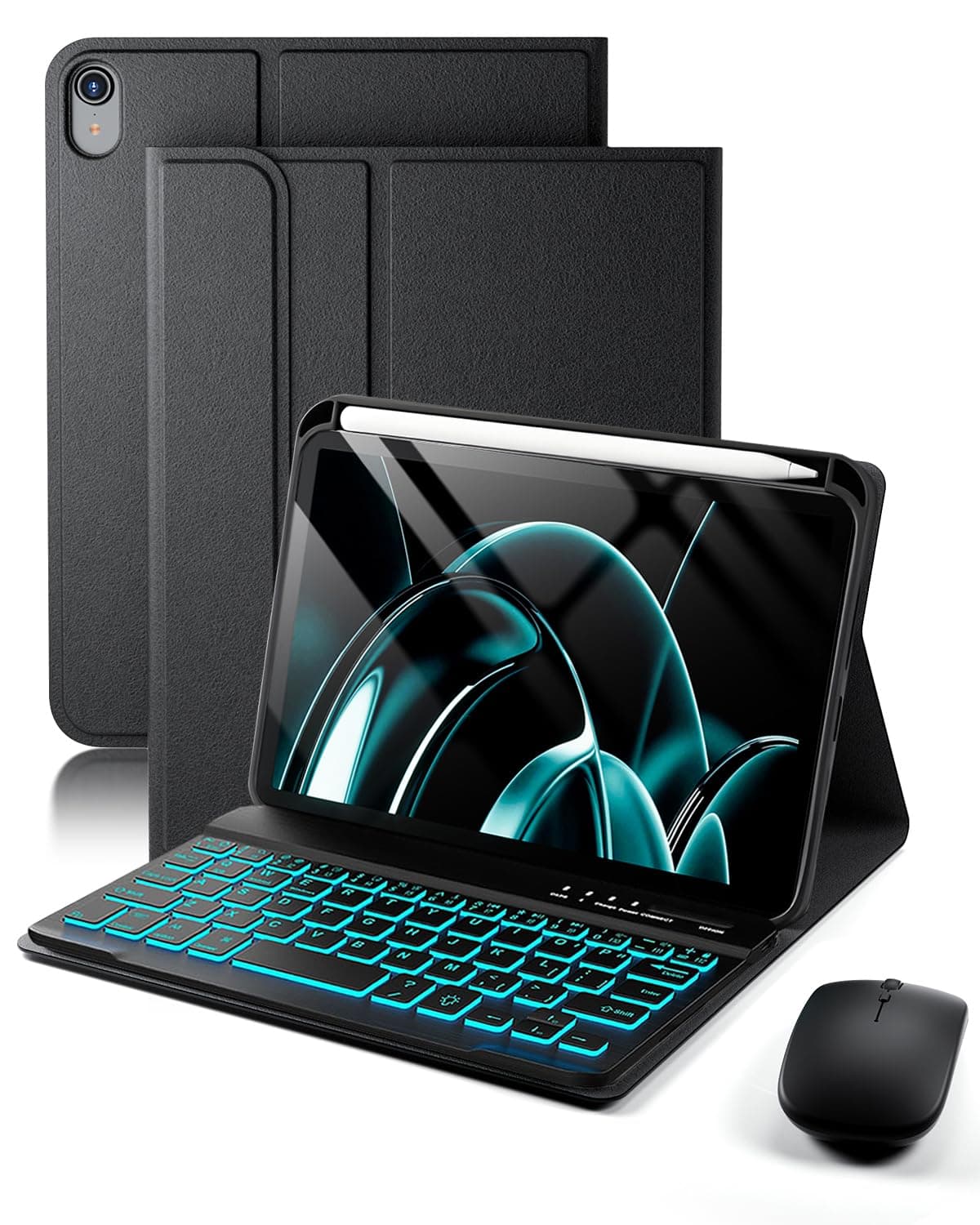 TUNKARMOR for iPad mini 7 (2024) & Mini 6 (2021) Case with Keyboard