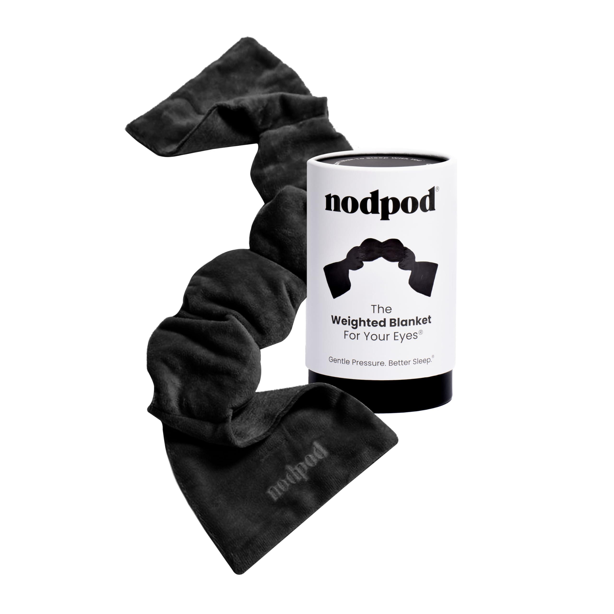 Nodpod Gentle Pressure Sleep Mask | Patented Light Blocking Design for Sleeping, Travel & Relaxation | Bead Filled, Machine Washable, BPA Free Eye Pillow (Flamingo Pink)