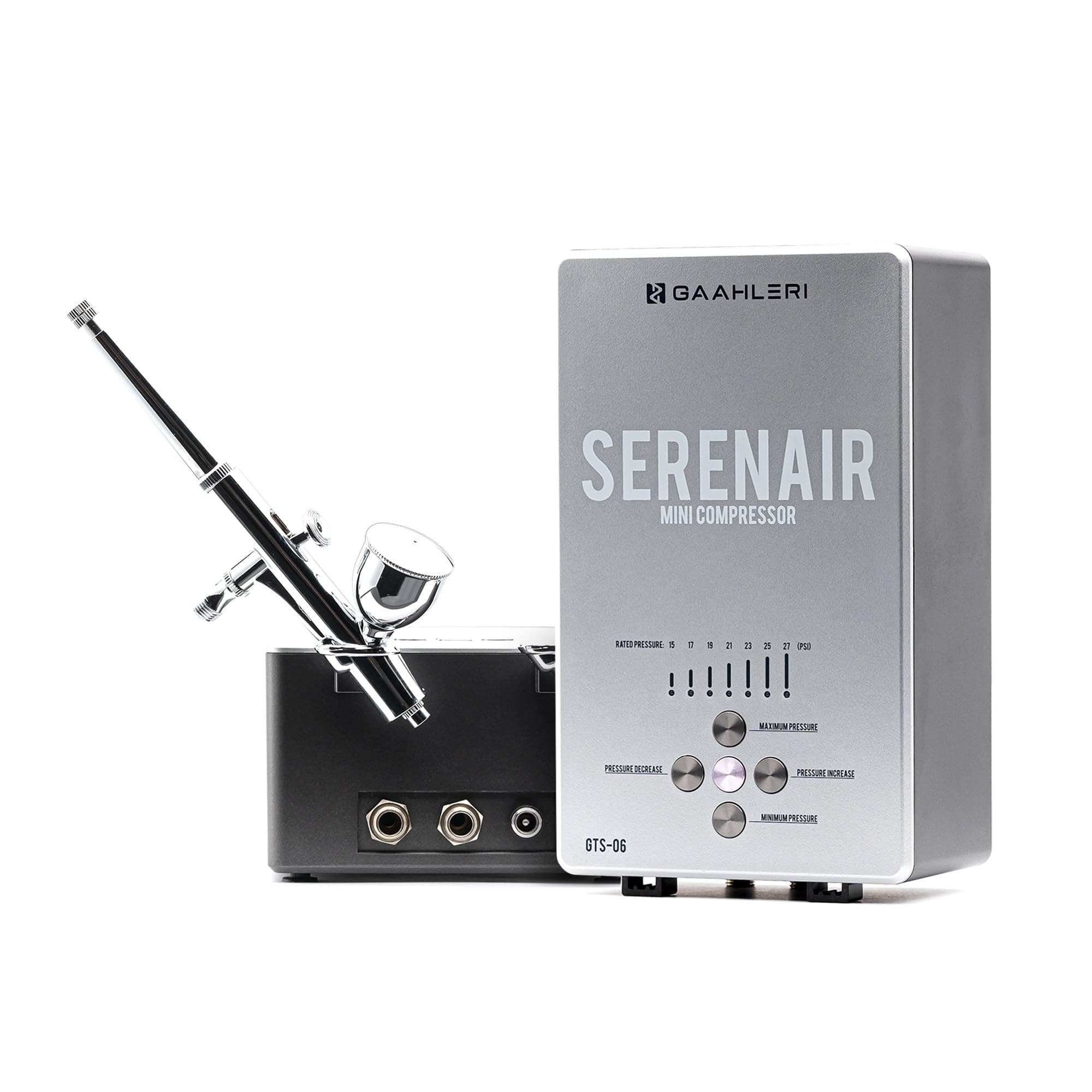 Kit de aerógrafo Gaahleri, Serie Ambition GTS-06, aerógrafo y compresor de aire con control de aire