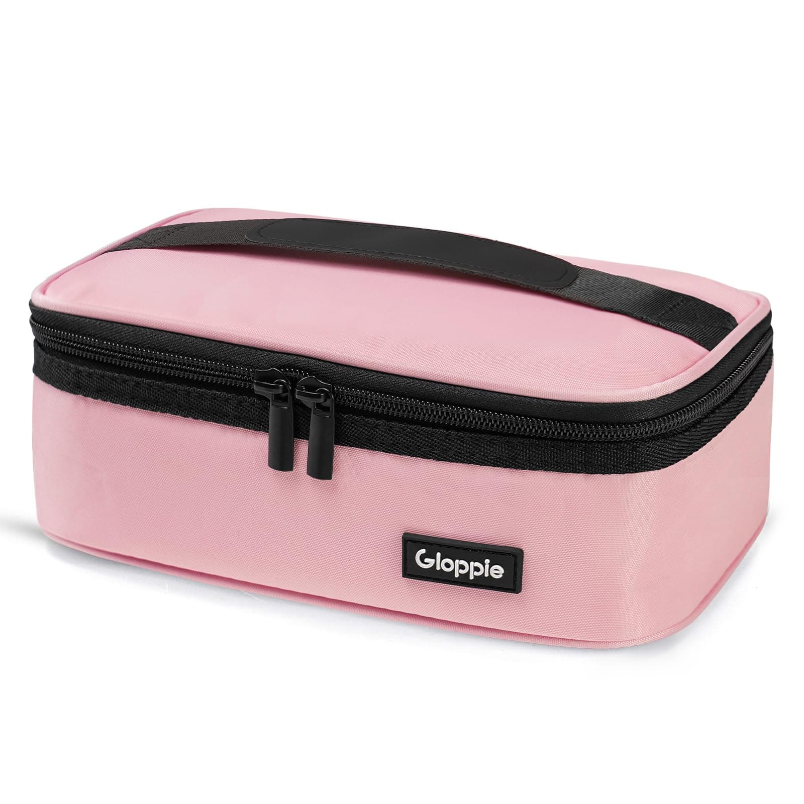Gloppie Small Lunch Bag - Insulated Lunch Box, Mini Lunchbox Lunch Cooler Bag, Petty Food Containers, Snack Bag, for Adult, Pink