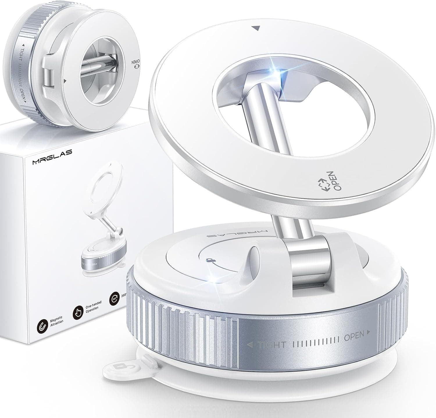 2026 Upgraded Vacuum Suction Phone Holder for Car, Magsafe Car Phone Mount