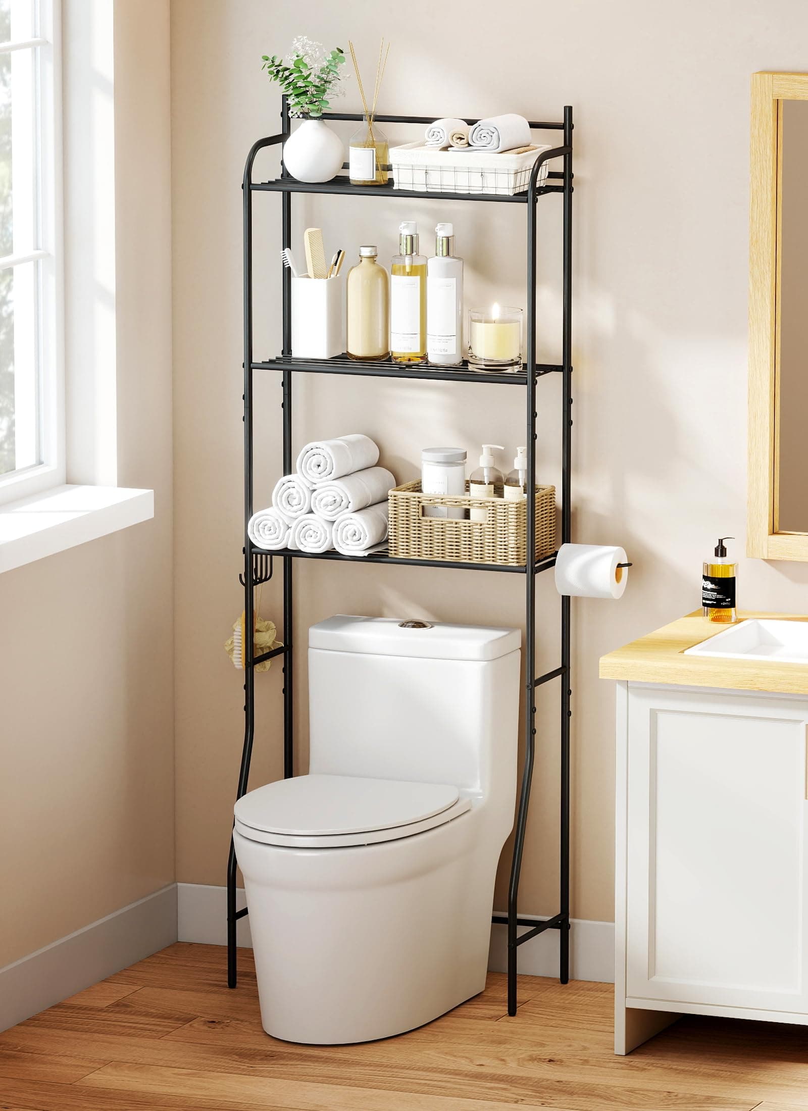 Suuiwau Over The Toilet Storage Cabinet