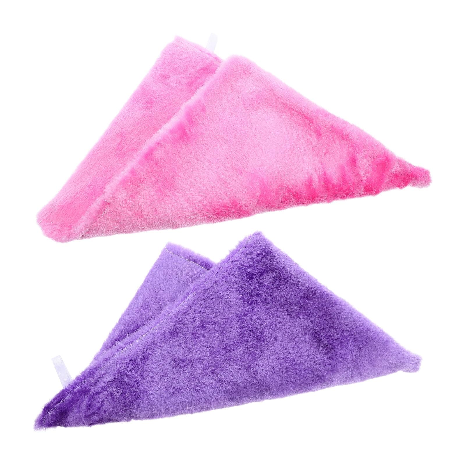 STAHAD Kitchen Dish Towels Wood Fiber 4pcs Sturdy Absorbent Cloths for Non-stick Oil-repellent Cleaning Random Color